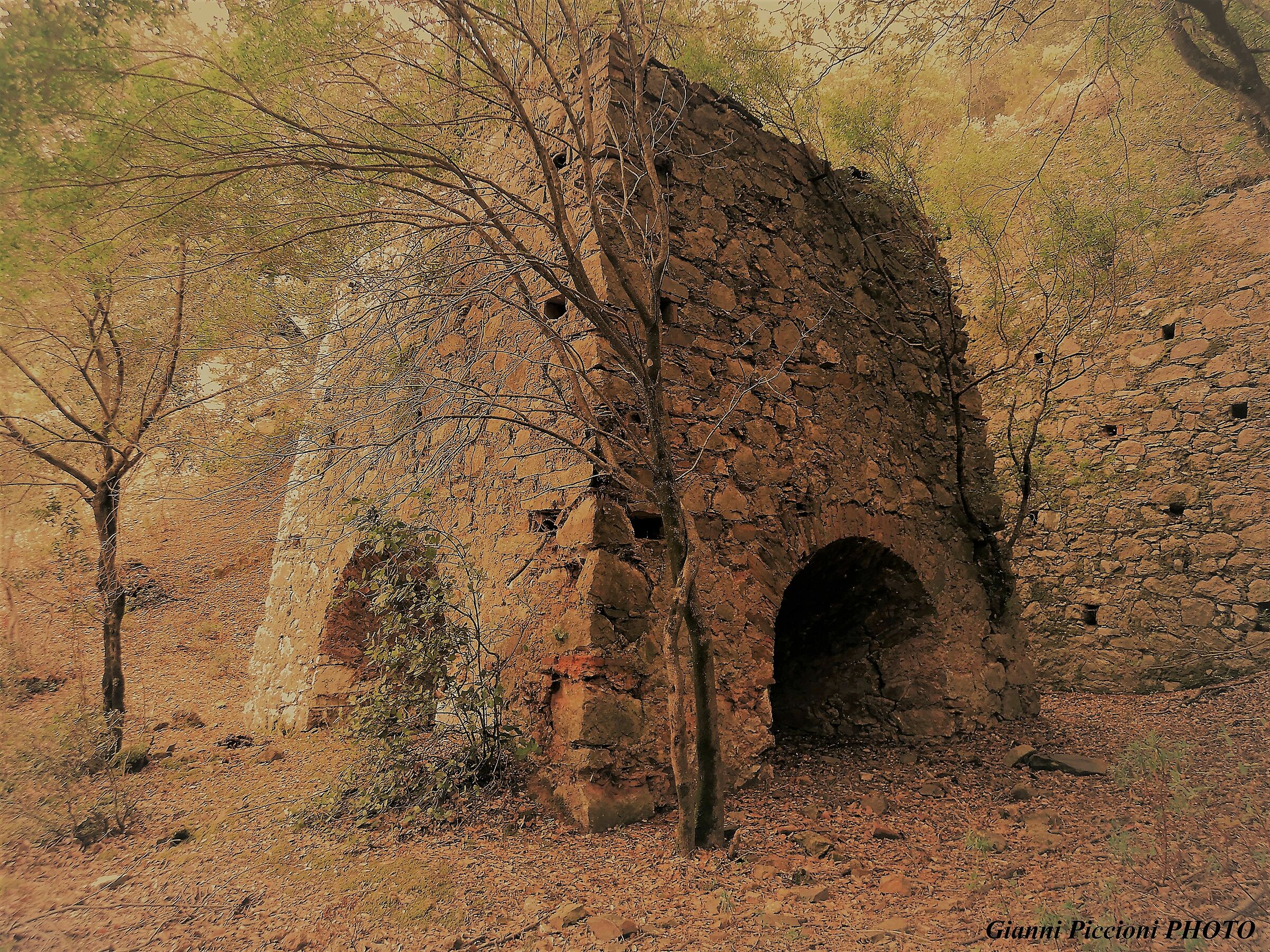 terras nieddas, forno di calcinazione