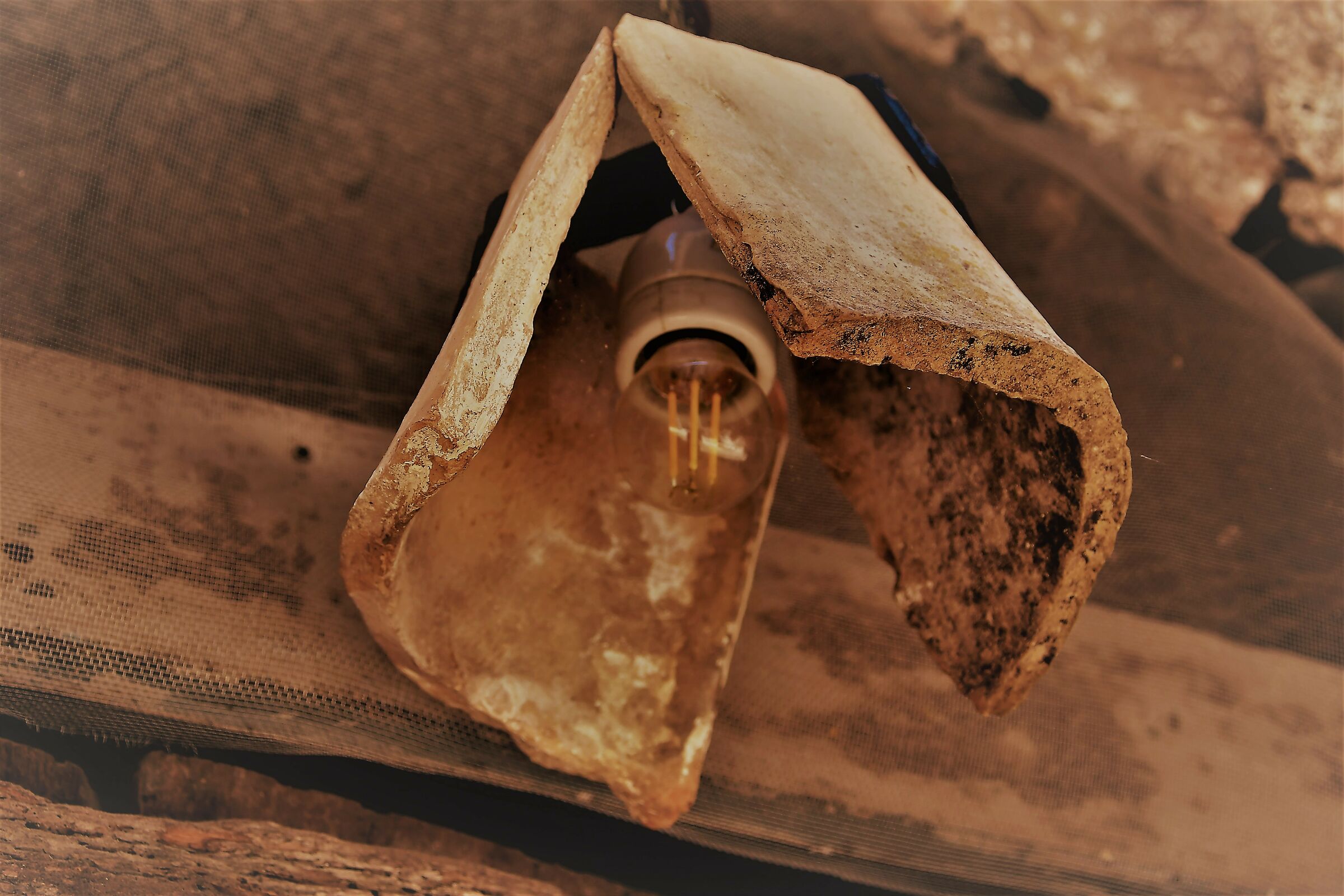 Once upon a time there was the chandelier...........