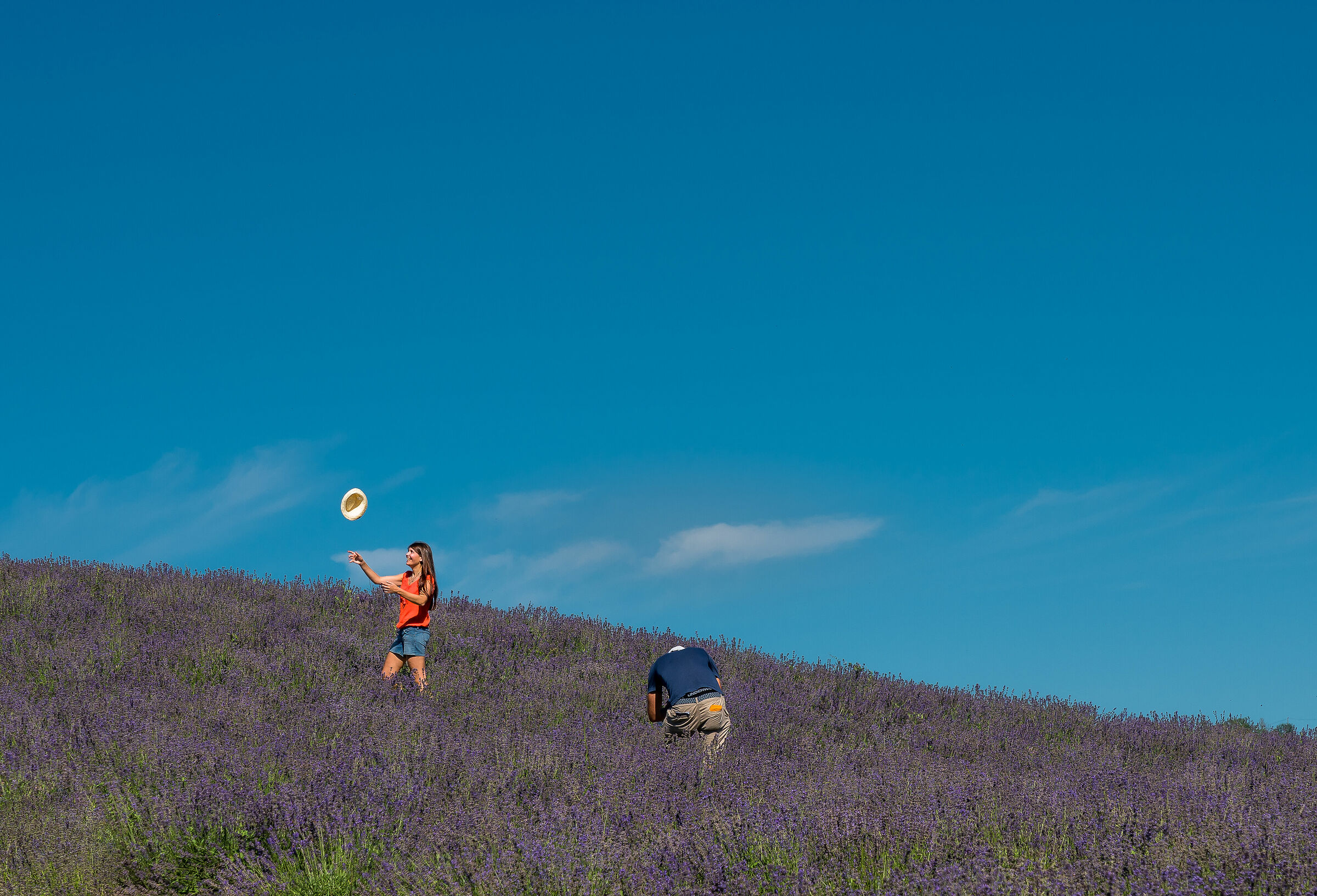 uno... due.... tre.... Oplà.