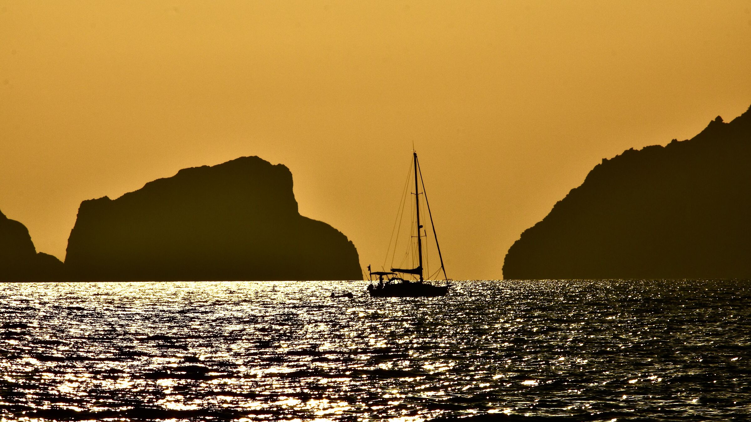 Tramonto a Palmarola