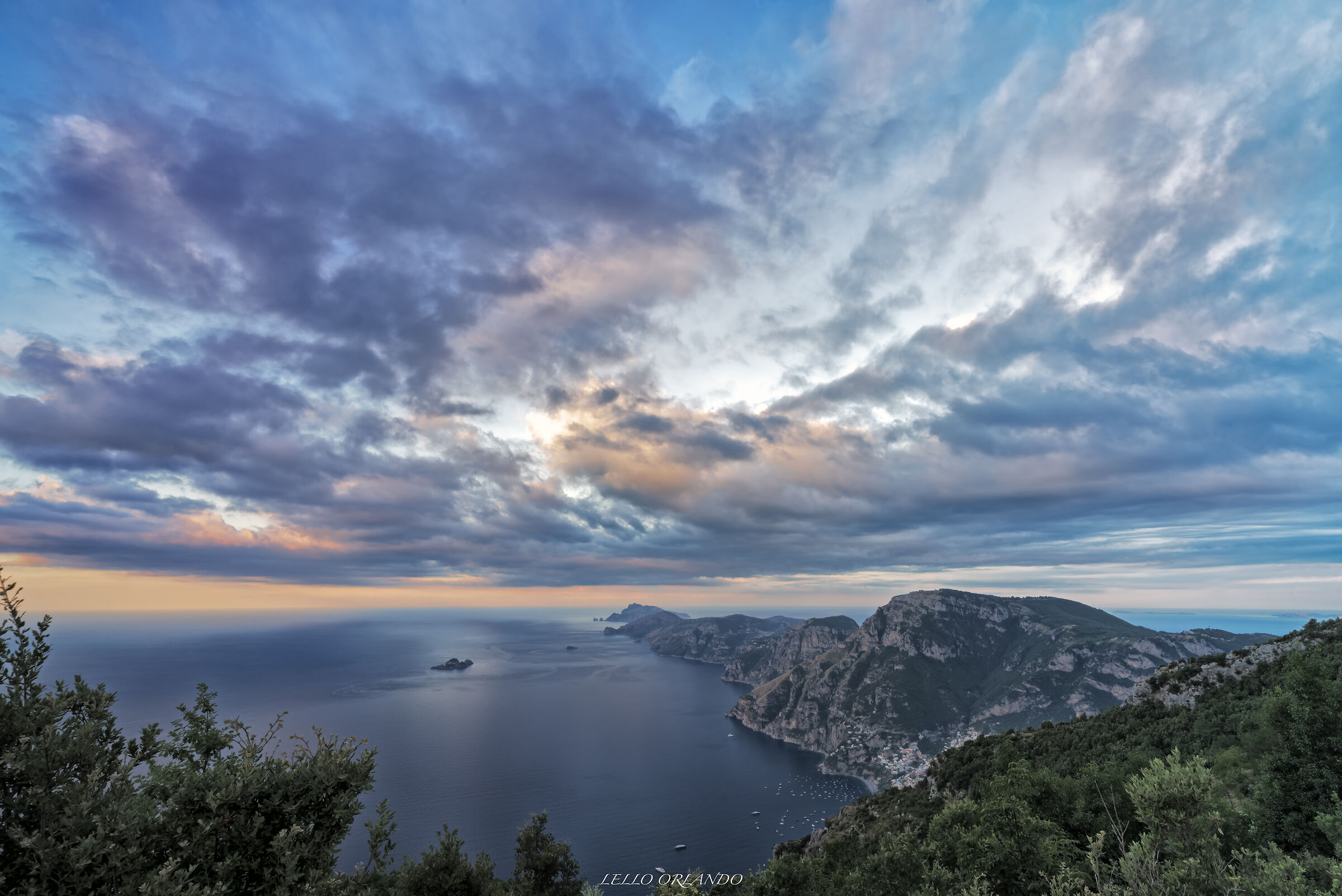 Sunrise in the Amalfi Coast