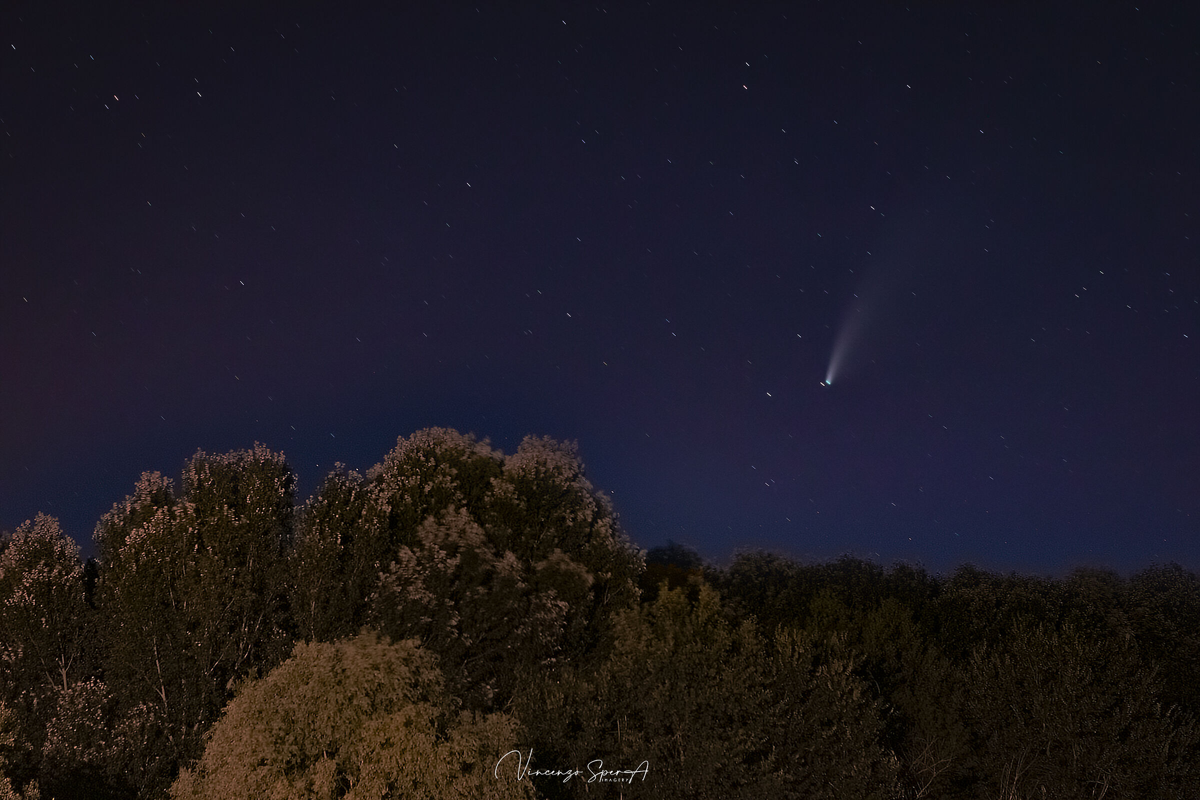Spolverata di sodio dalla cometa Neowise