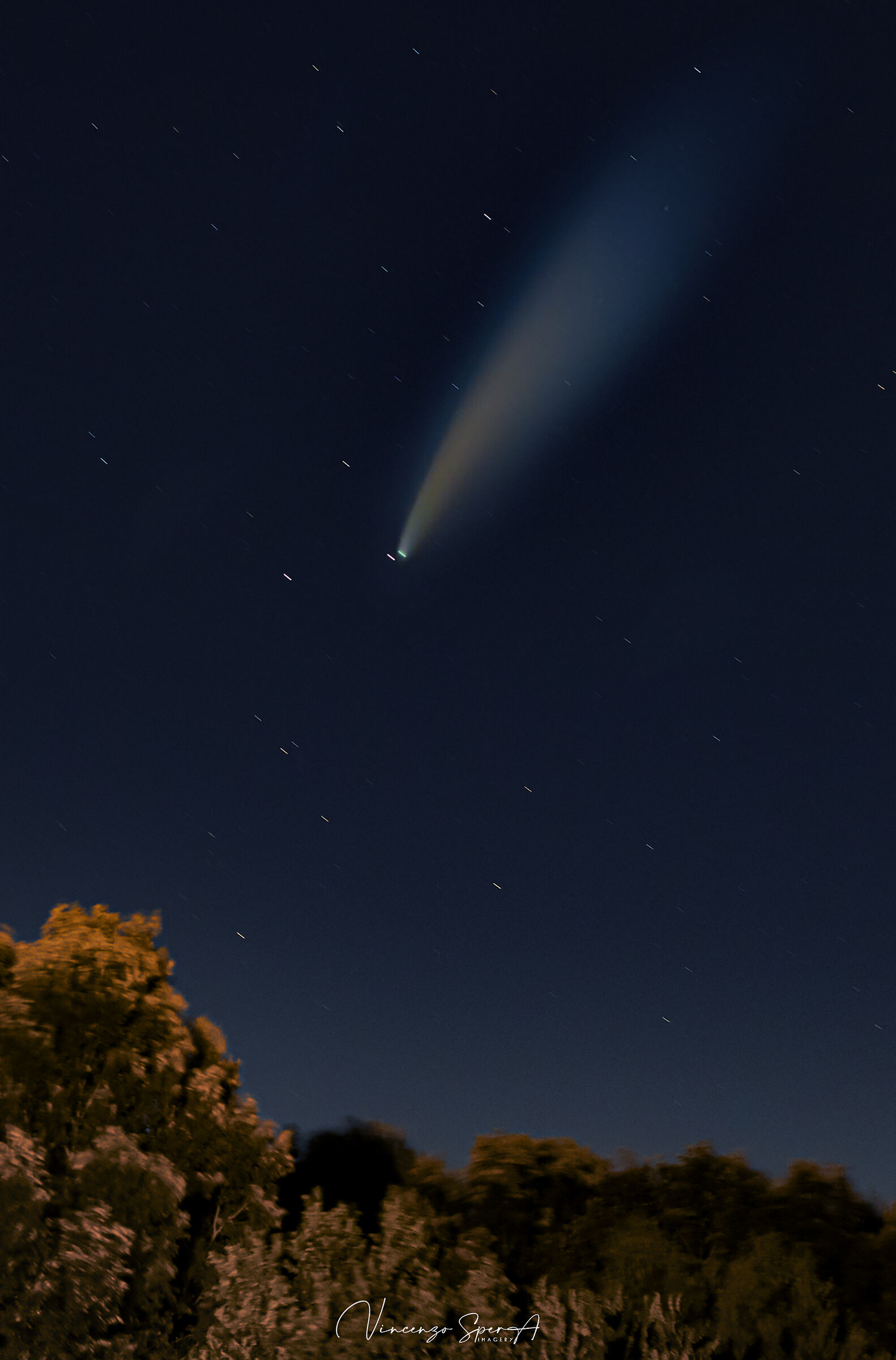 Spolverata di sodio dalla cometa Neowise