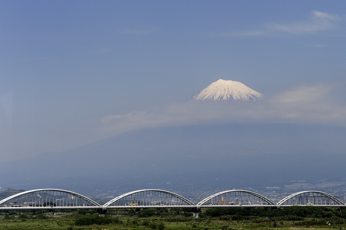 The legendary Fuji by train