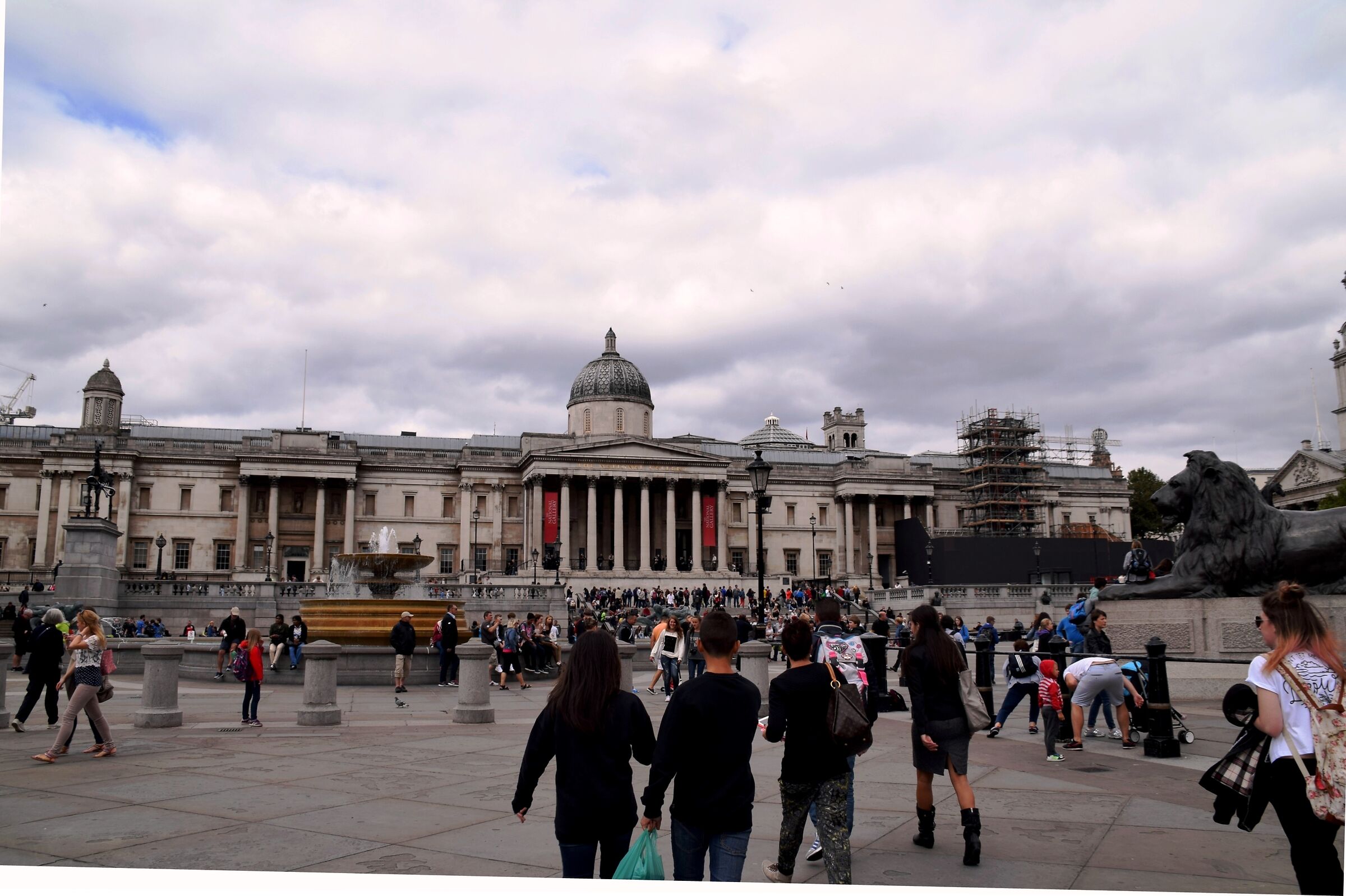 In marcia verso la National Gallery