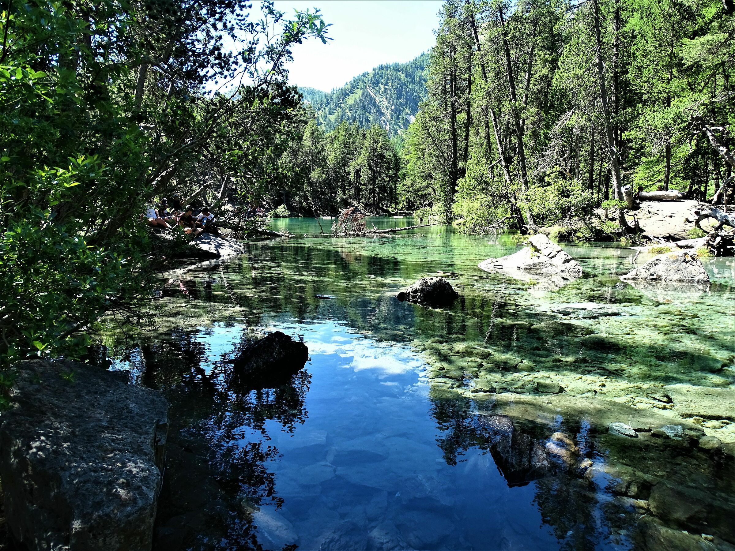lago verde sopra Bardonecchia...