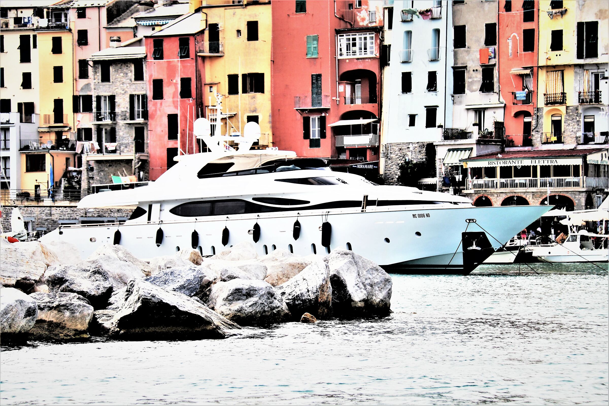 In bella vista nel porticciolo di Porto Venere
