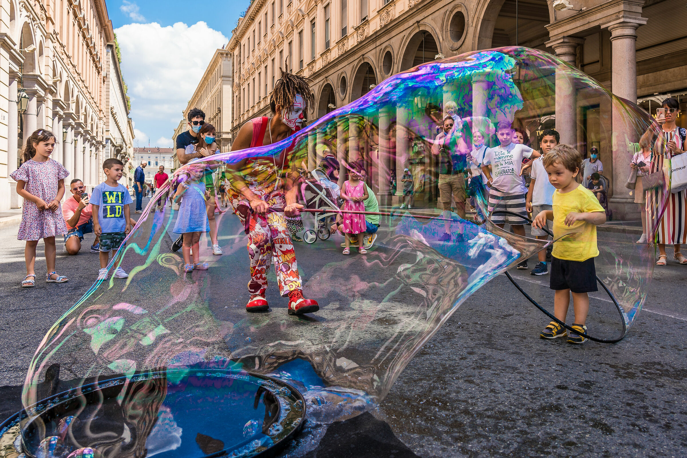 The astonishment and innocence of the children......