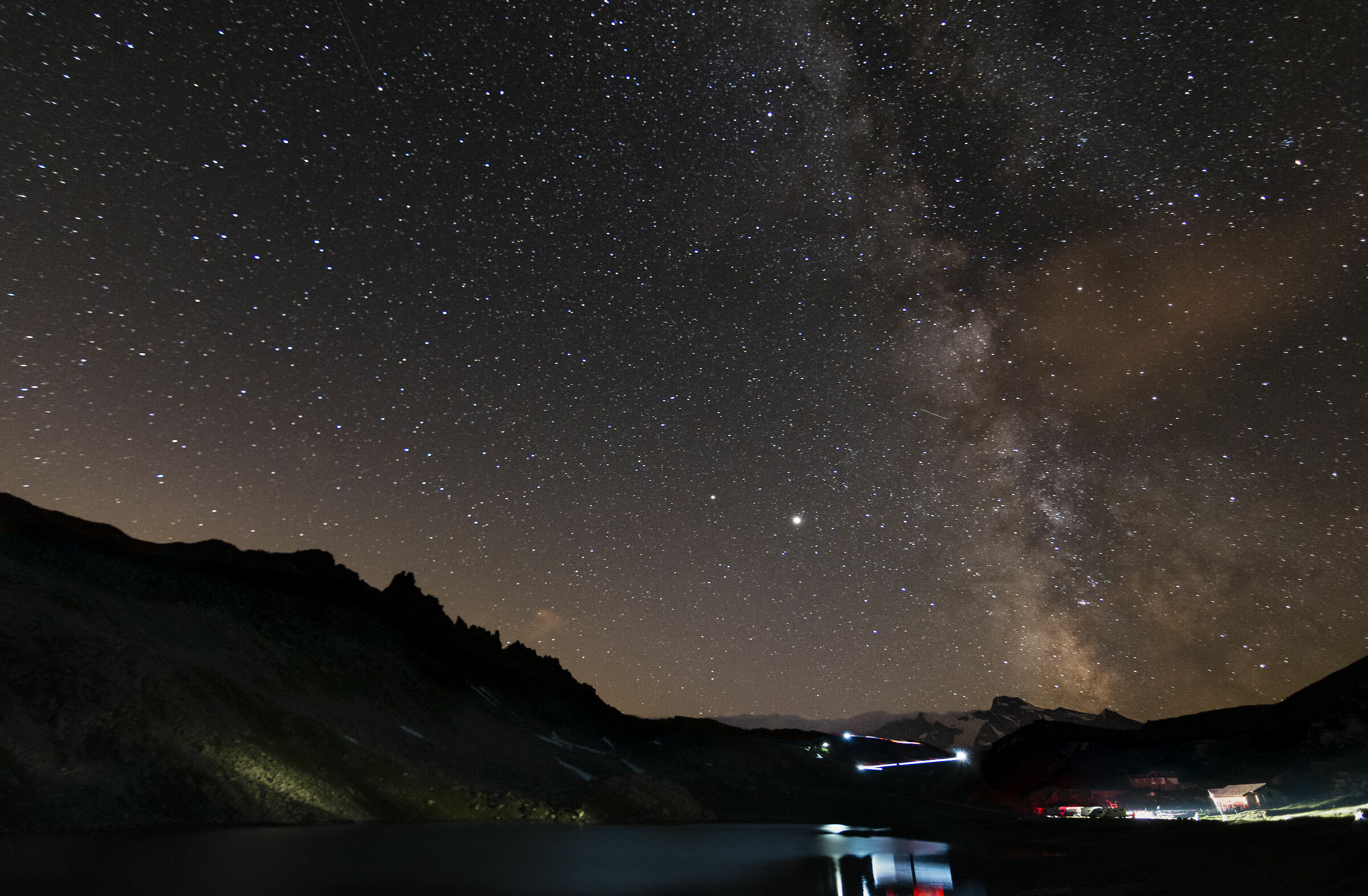 Via Lattea dal colle del Nivolet