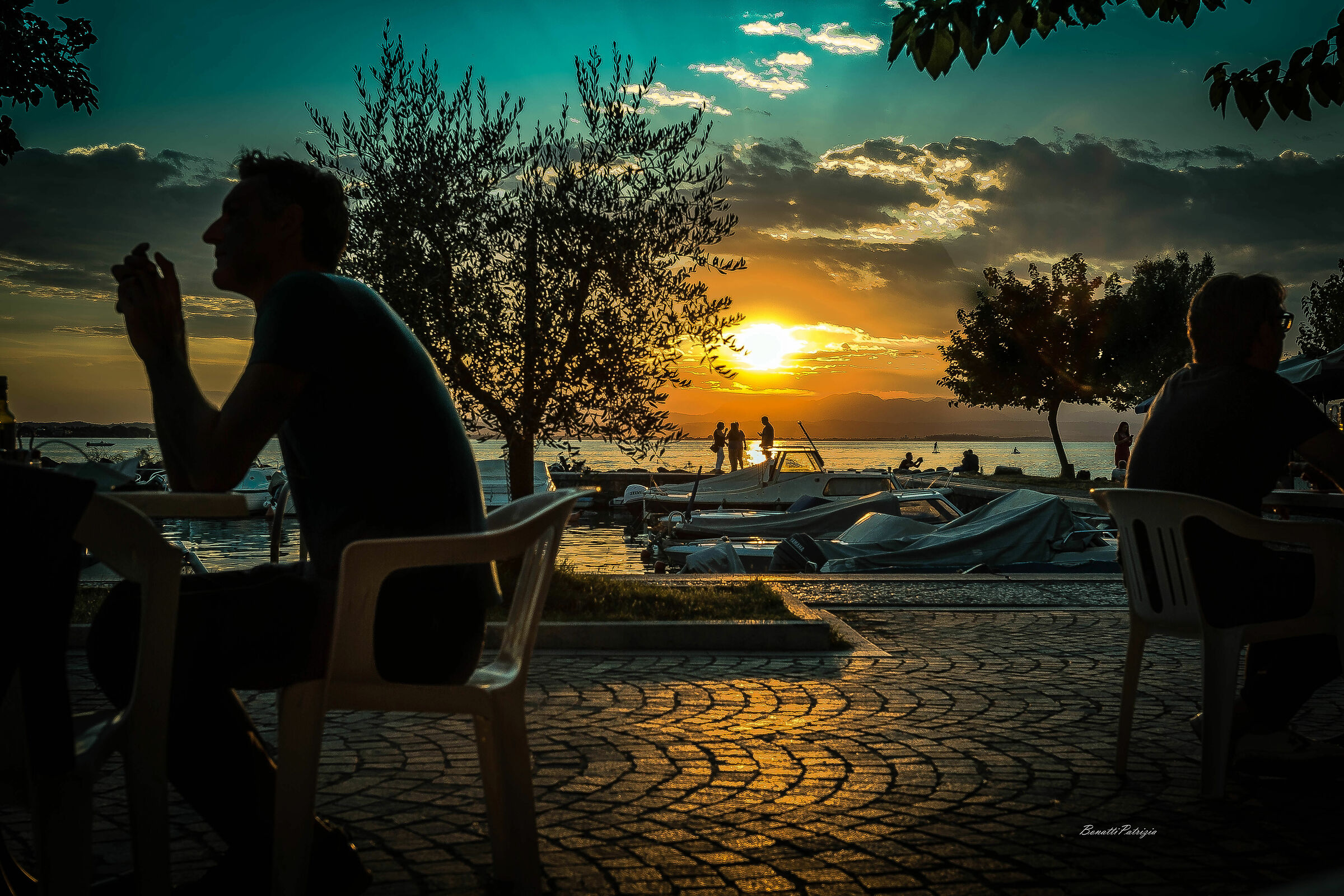 The beautiful time of the evening