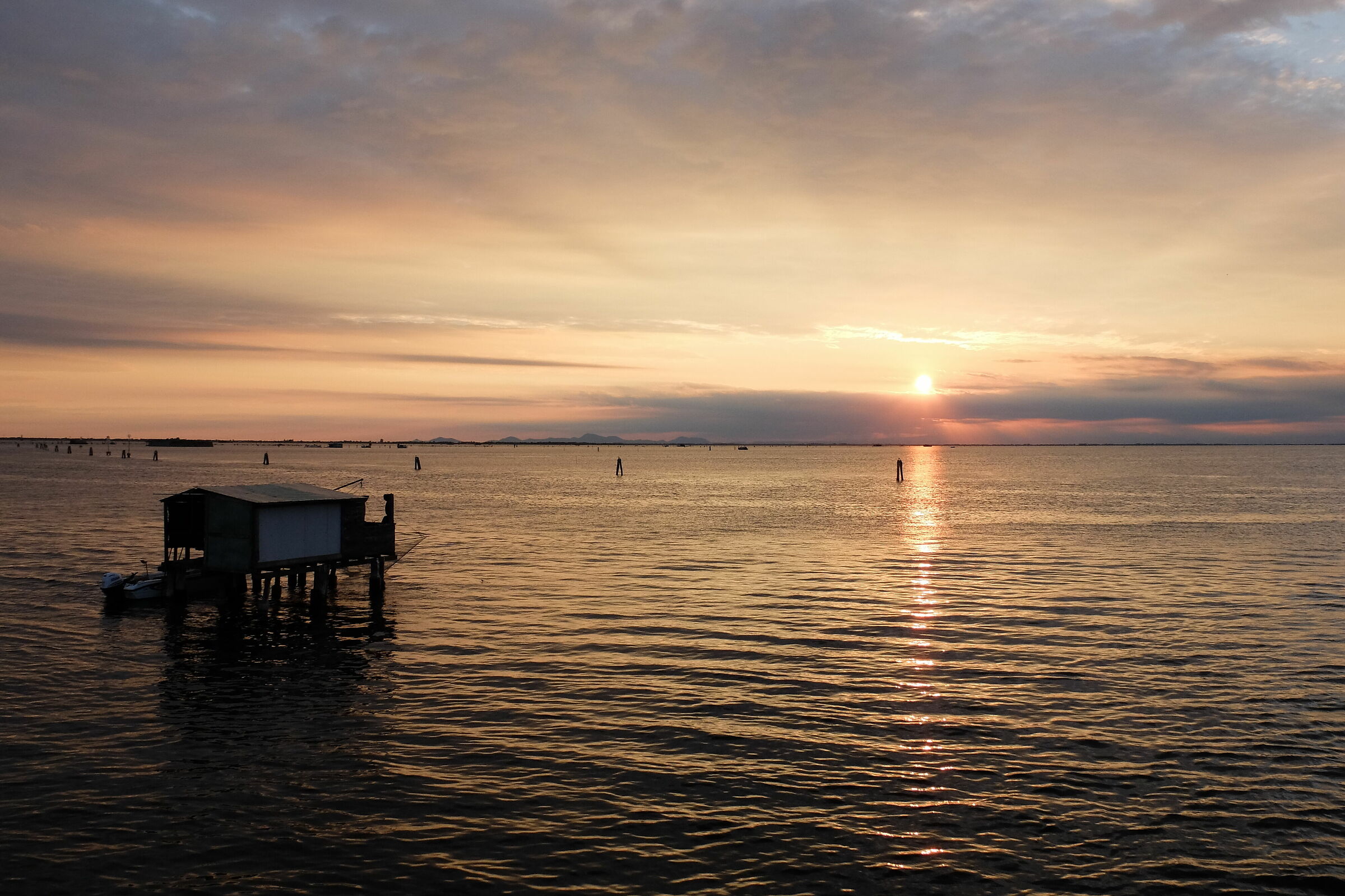 Tramonto a Pellestrina (ve)