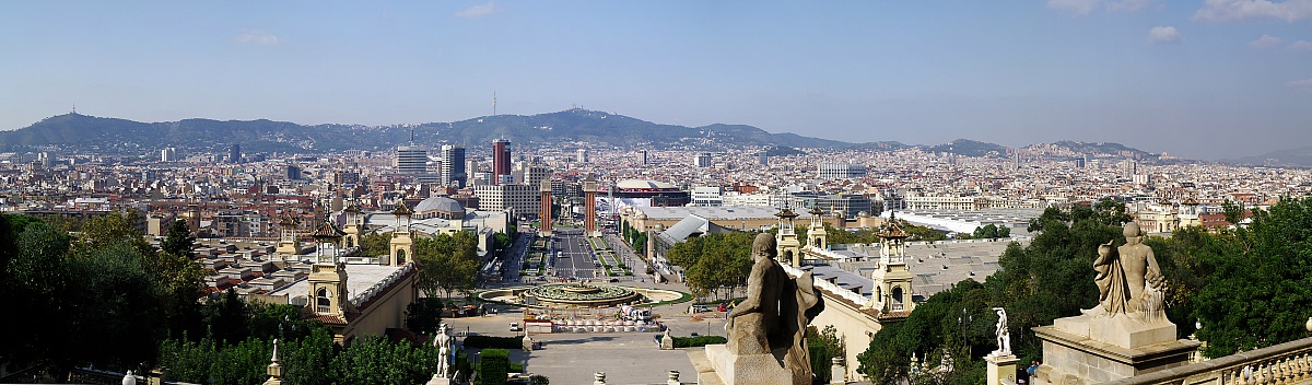 Panoramica di Barcellona