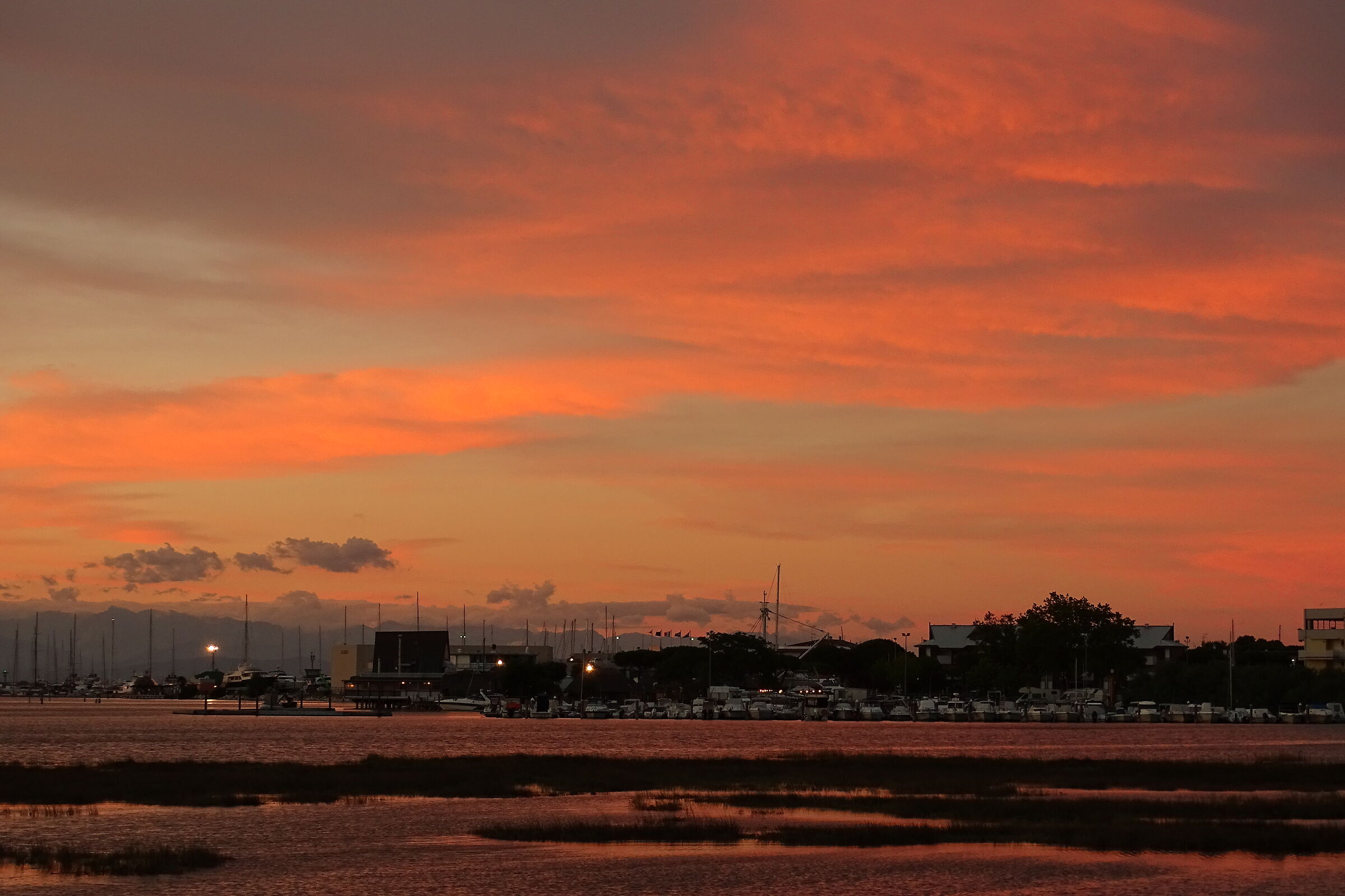 Tramonto sulla laguna