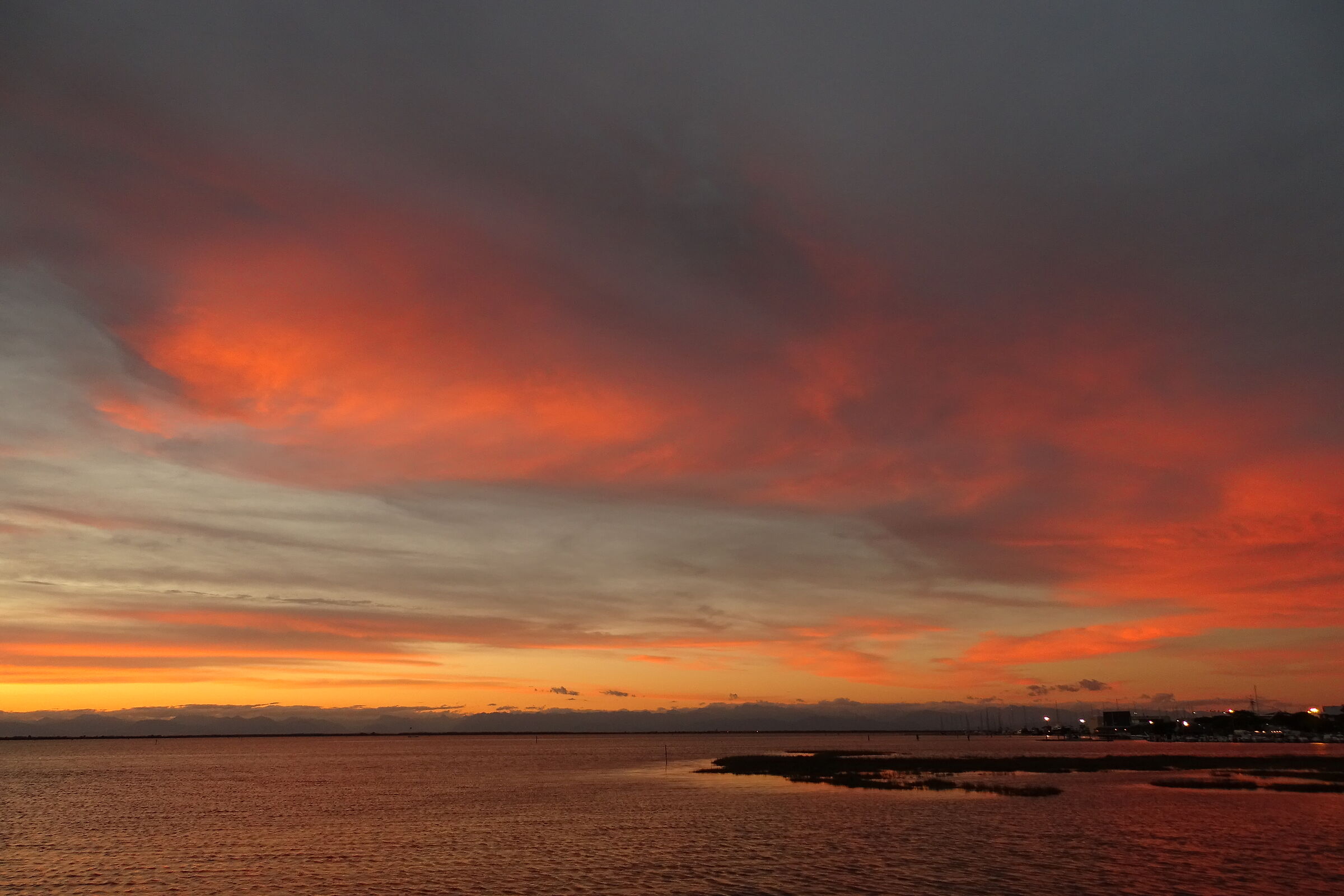 Tramonto sulla laguna