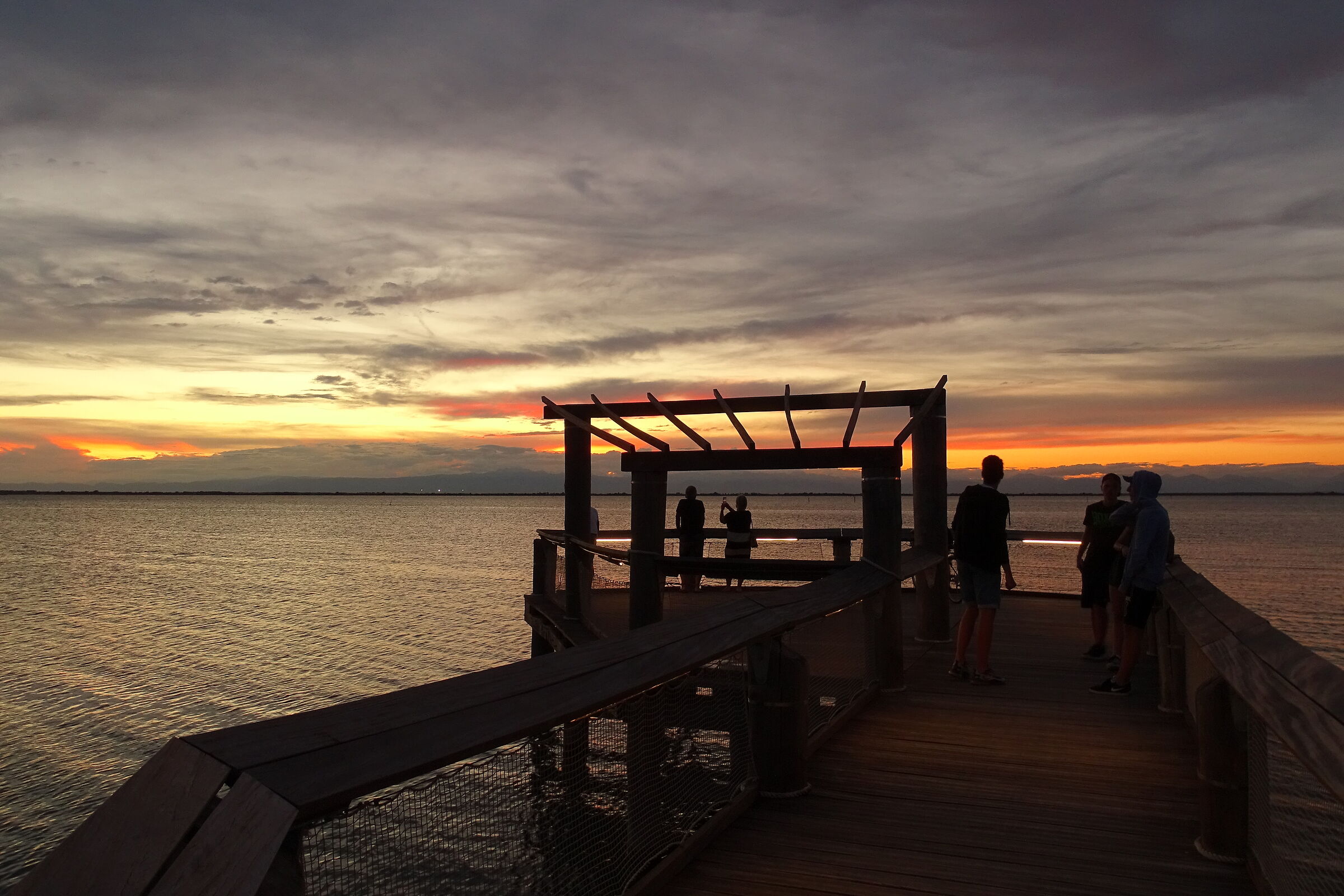 Tramonto sulla laguna