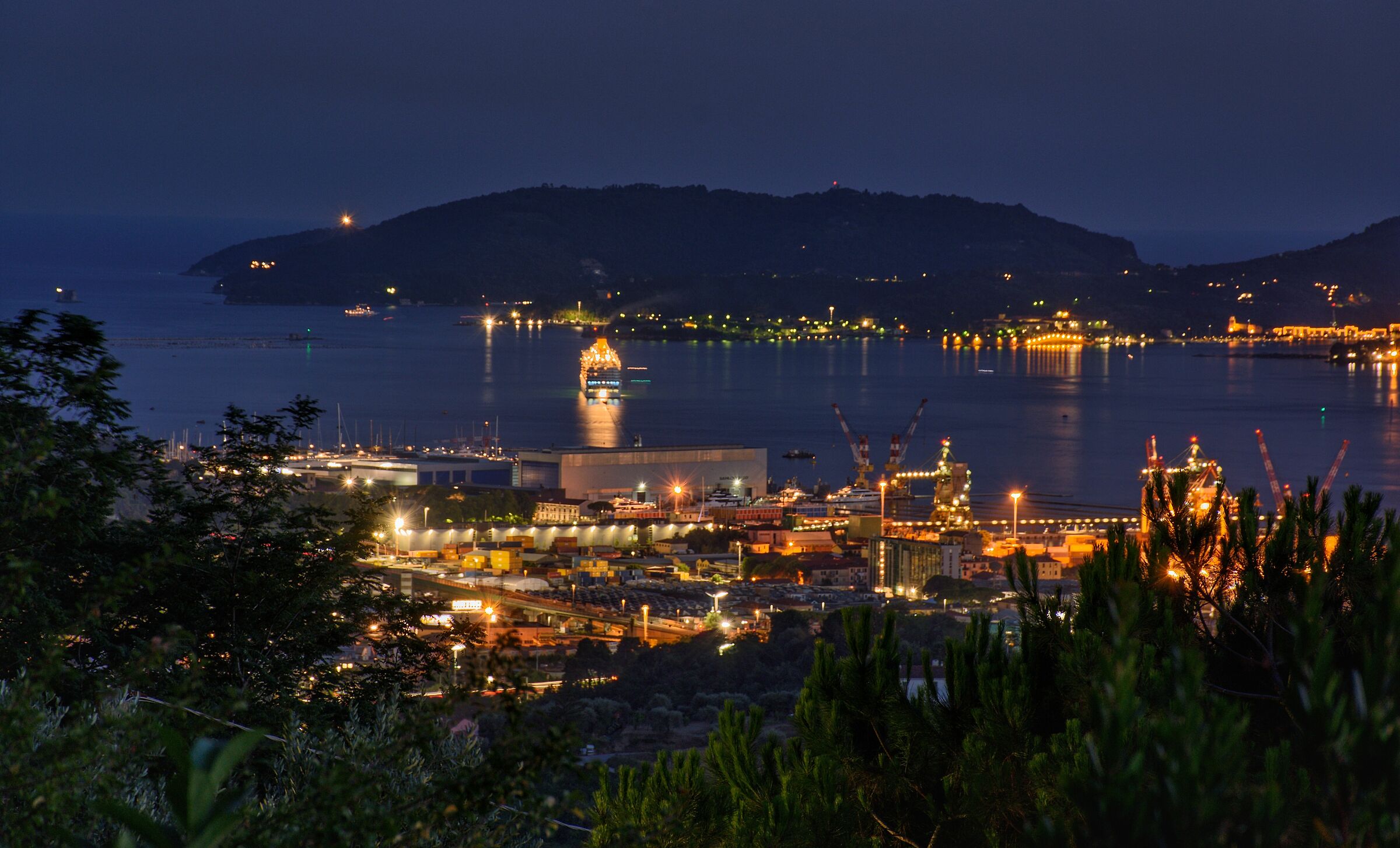 Luci sul Golfo di Spezia