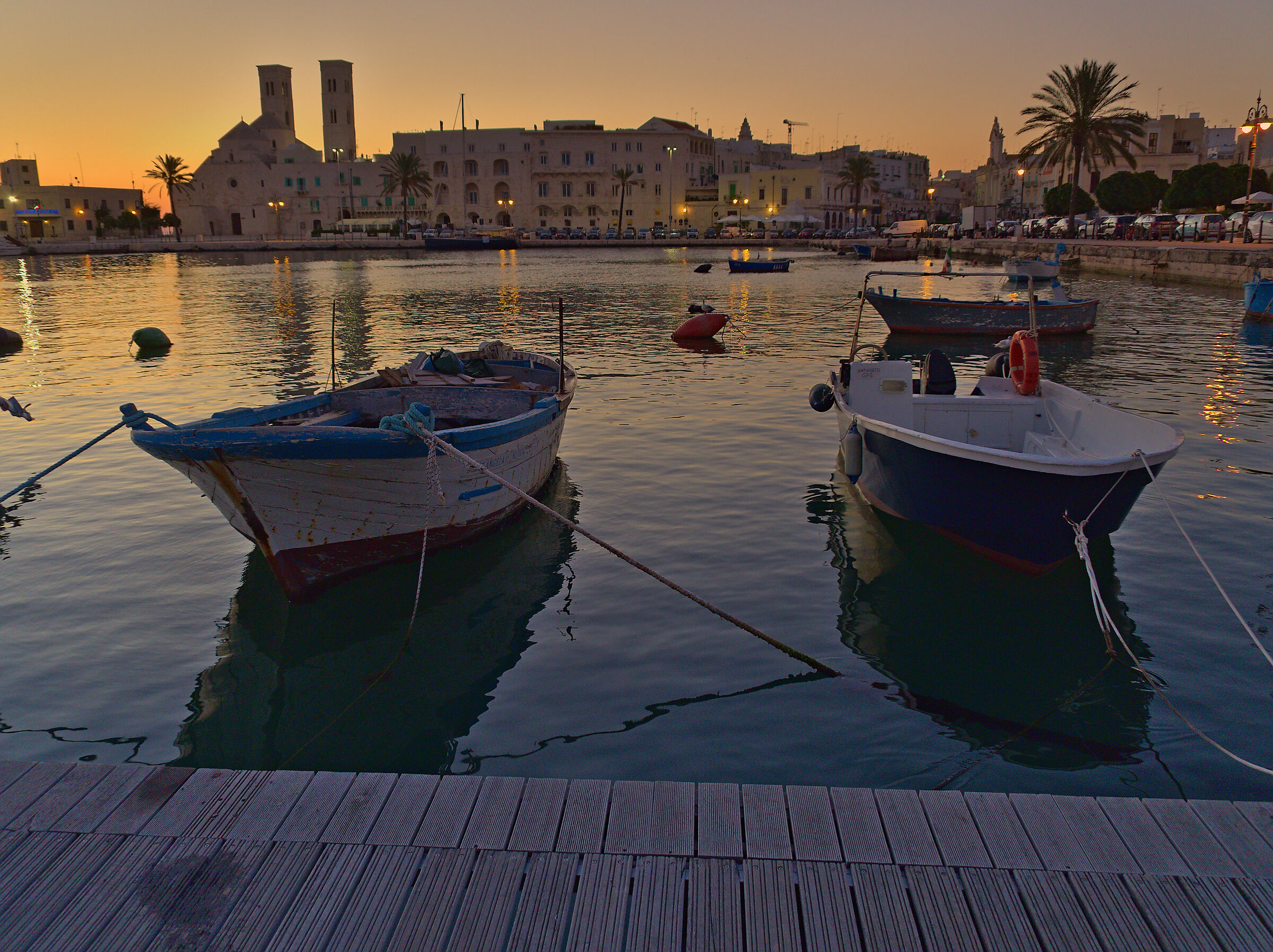 Sunrise over the harbour
