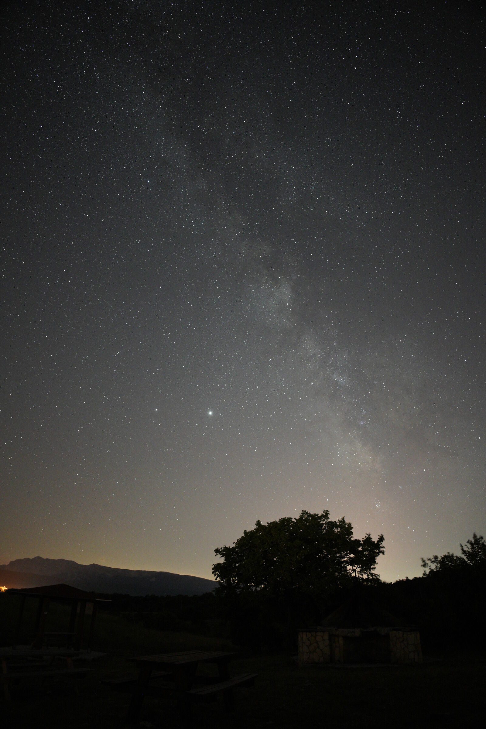pausa durante la ripresa della Neowise