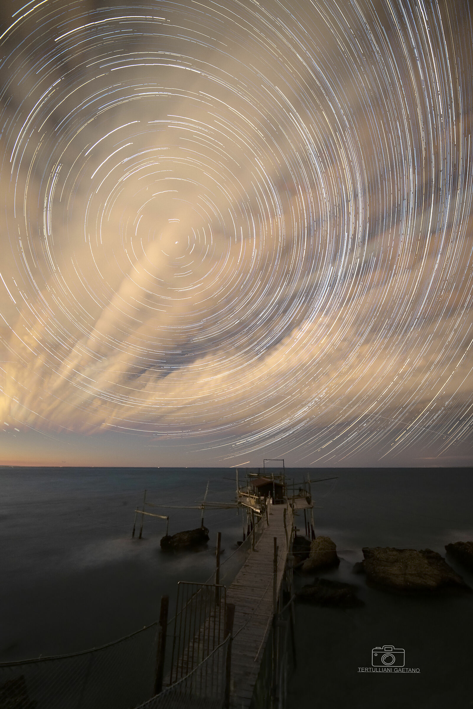 Startrail Punta Torre
