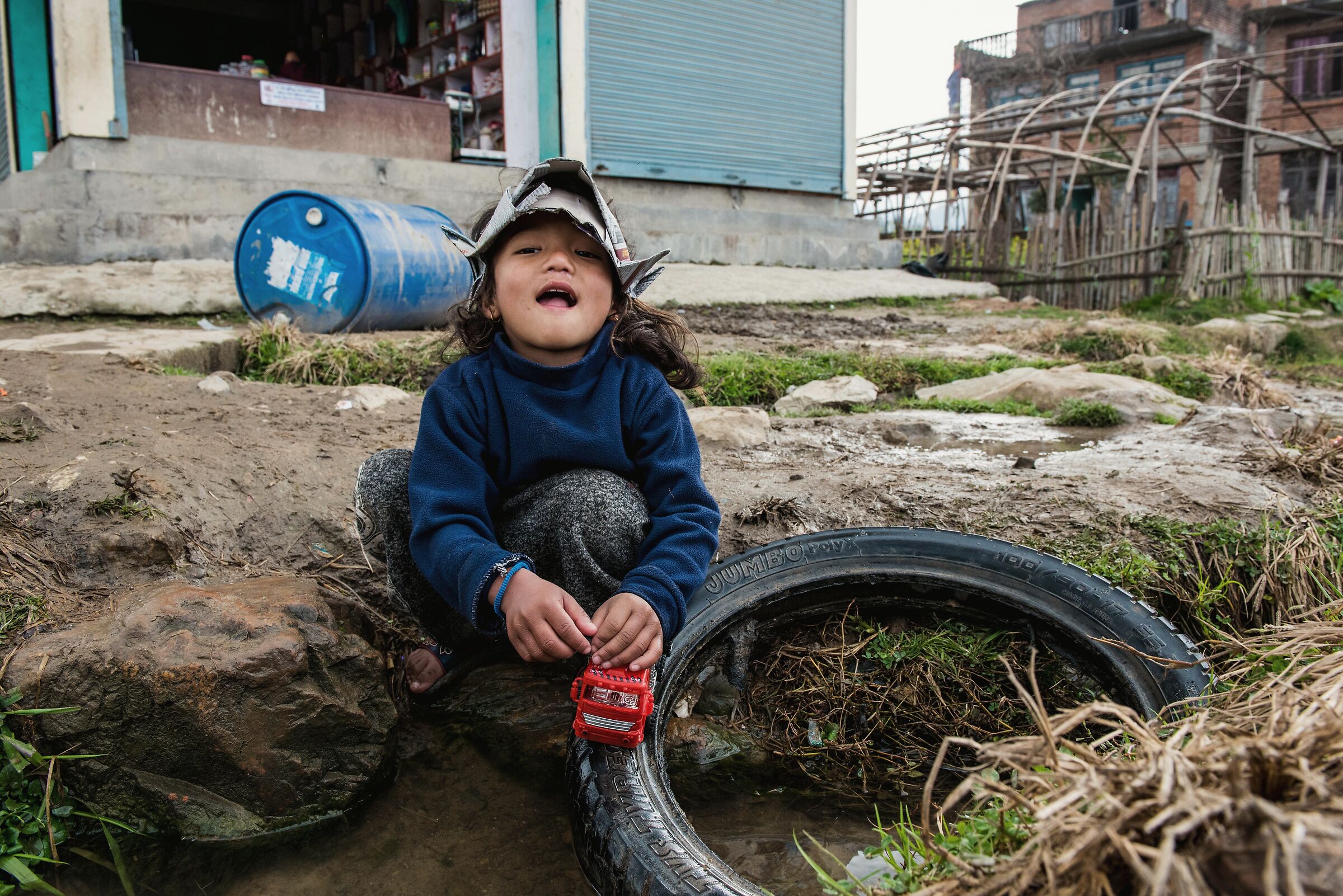 Young boy at Panauti