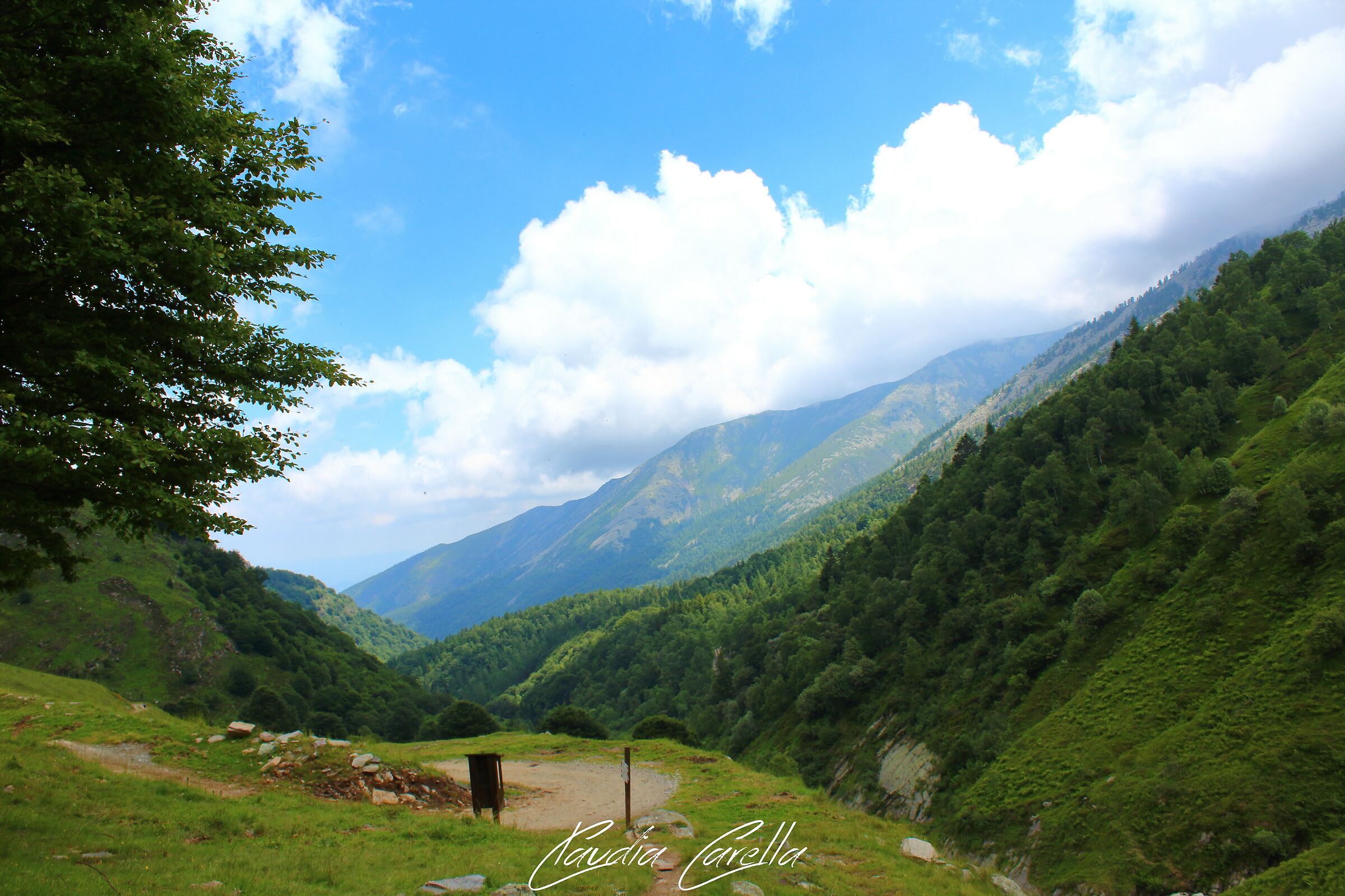 Paesaggio dal rifugio Fontanamura. (Valle di Susa)