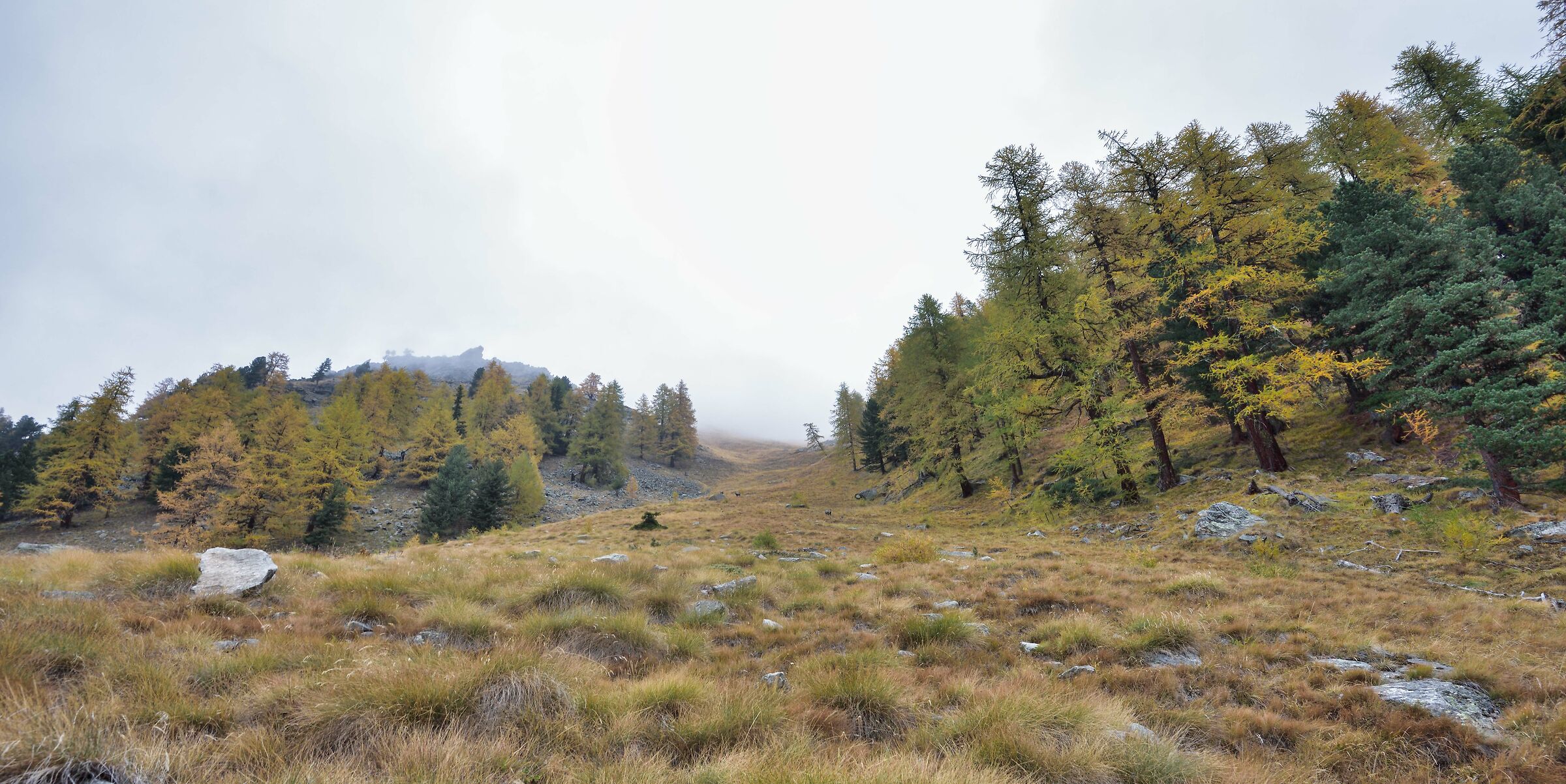 scendendo da Levionaz inferiore