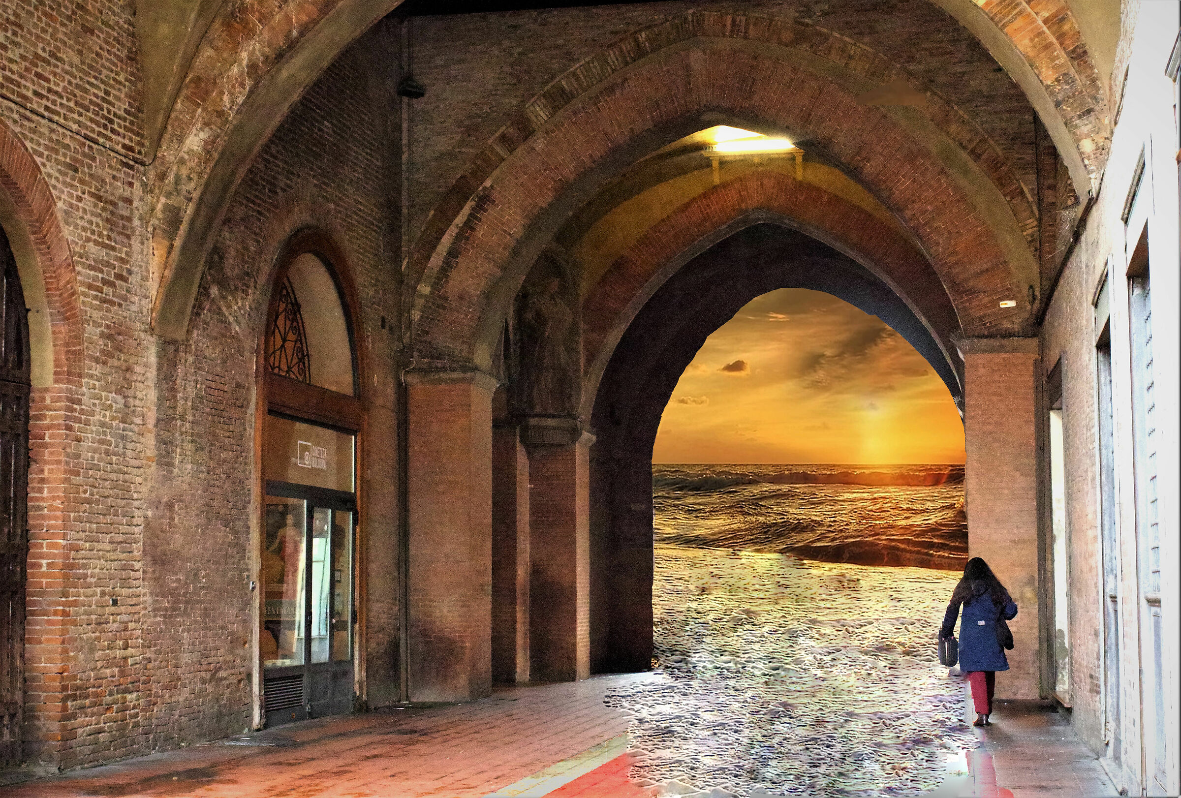 the sea in Bologna