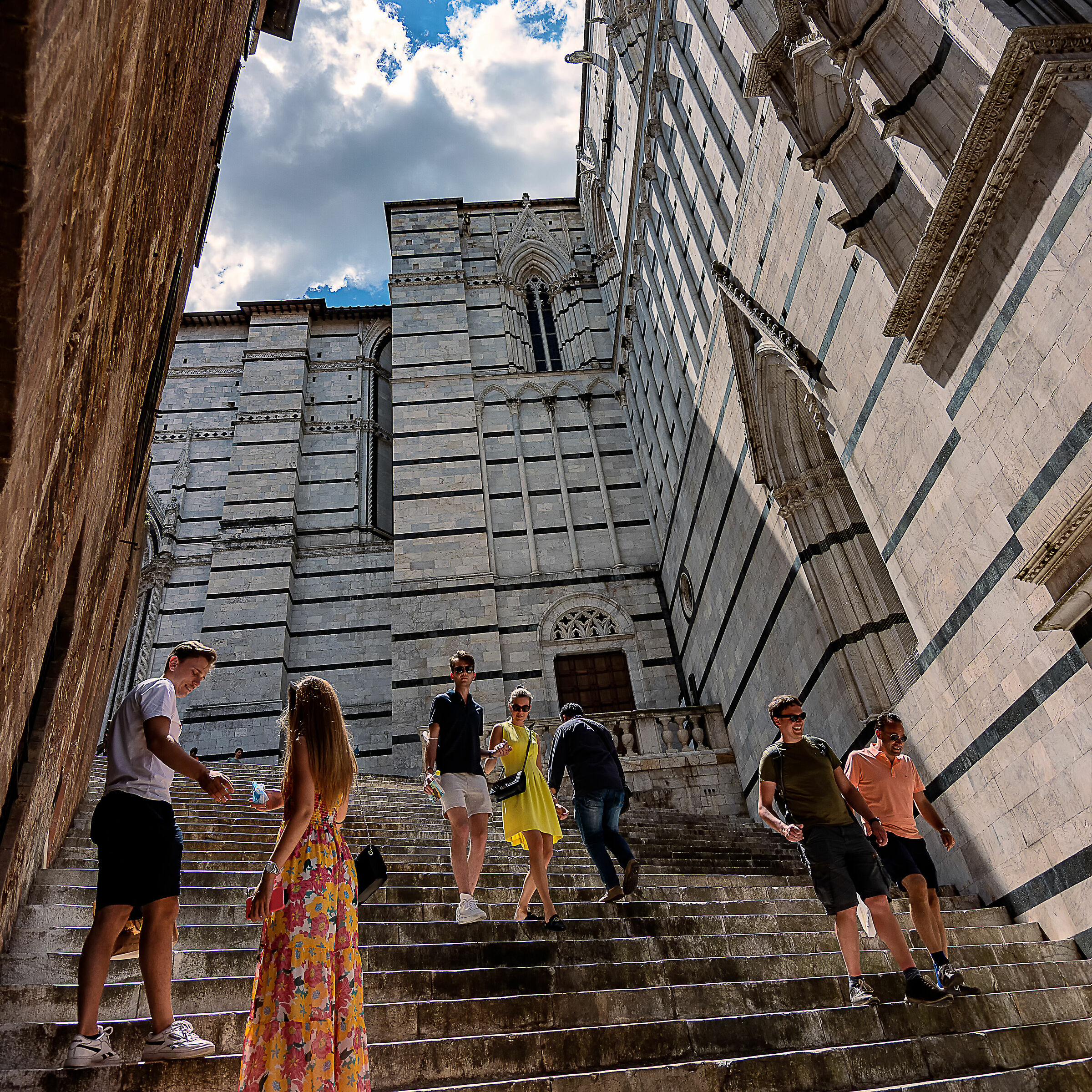 steps in Siena