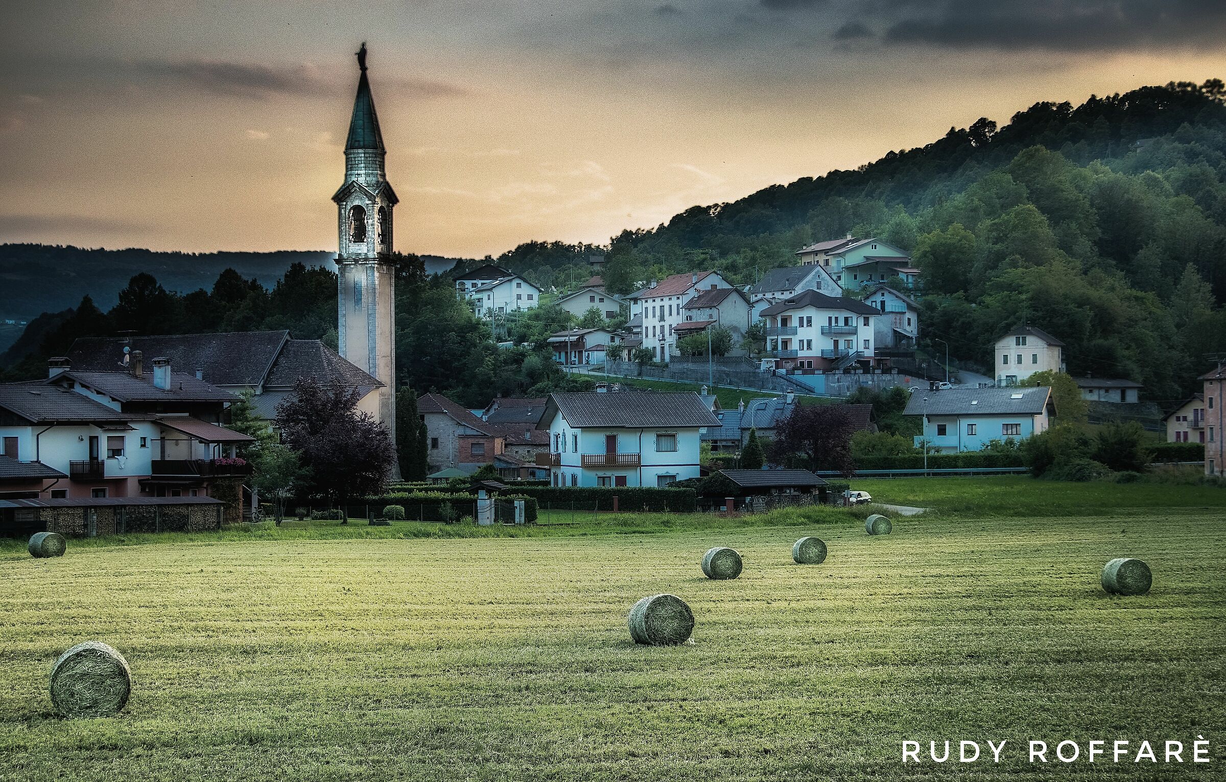 tramonto in Alpago (Bl)