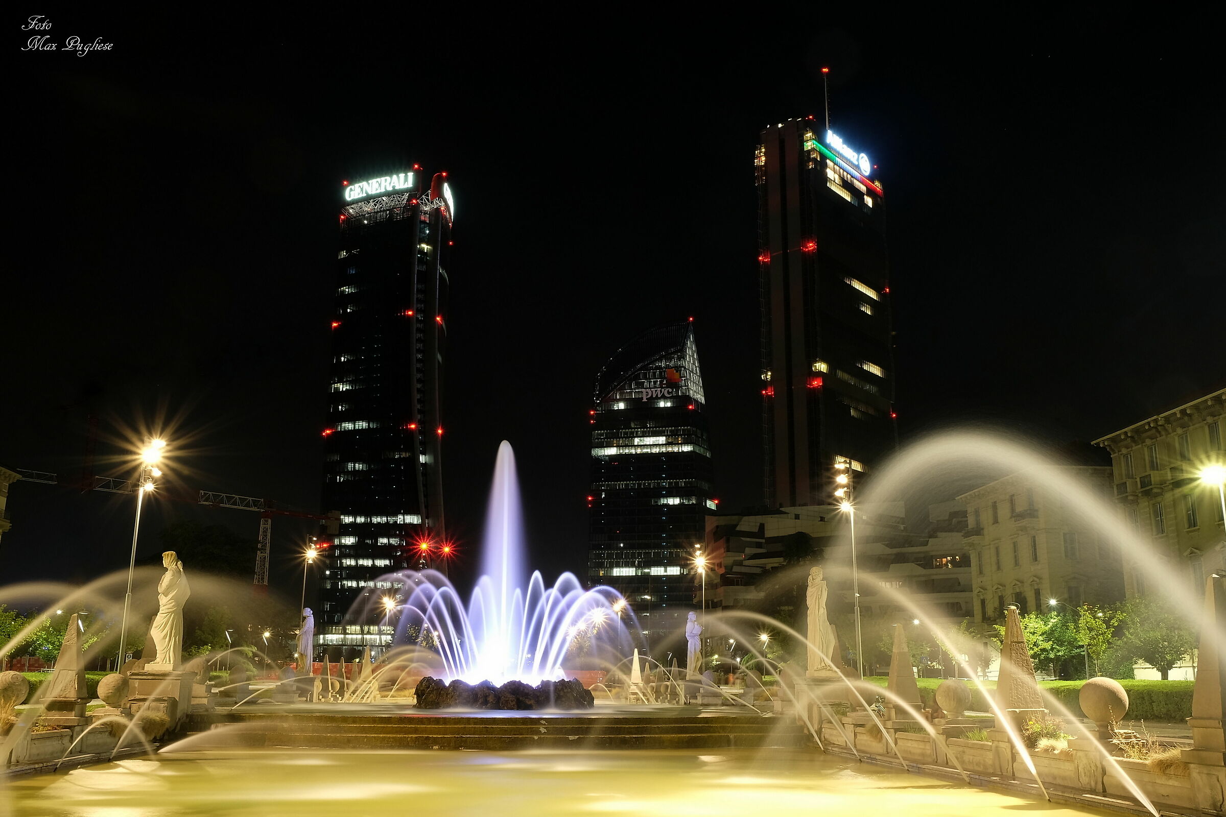 Fontana di sera