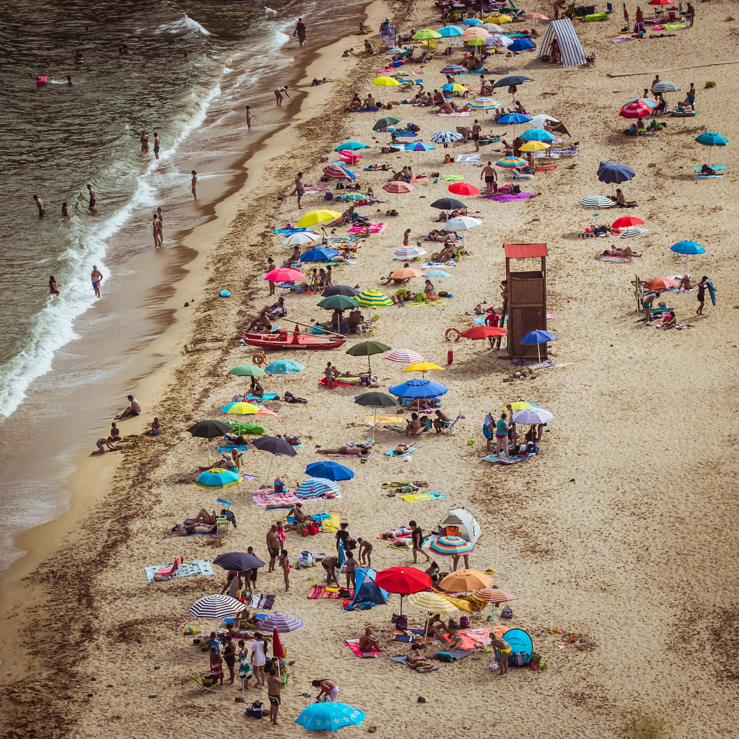 Spiaggia libera, pre-distanziamento sociale