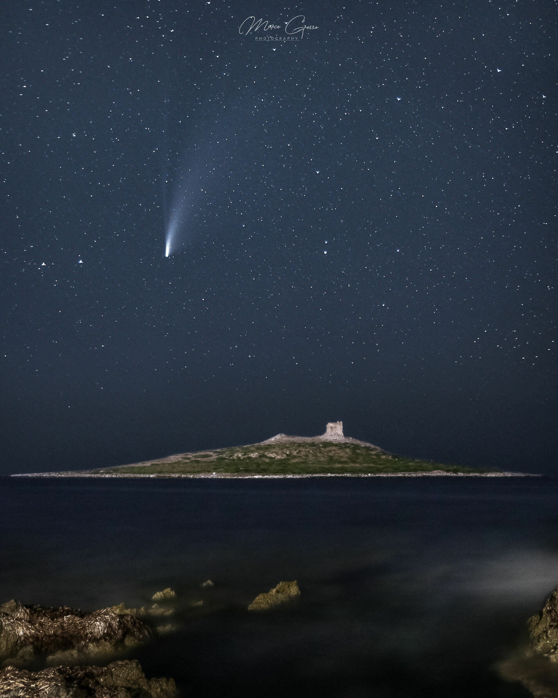 Neowise sull'isolotto delle femmine