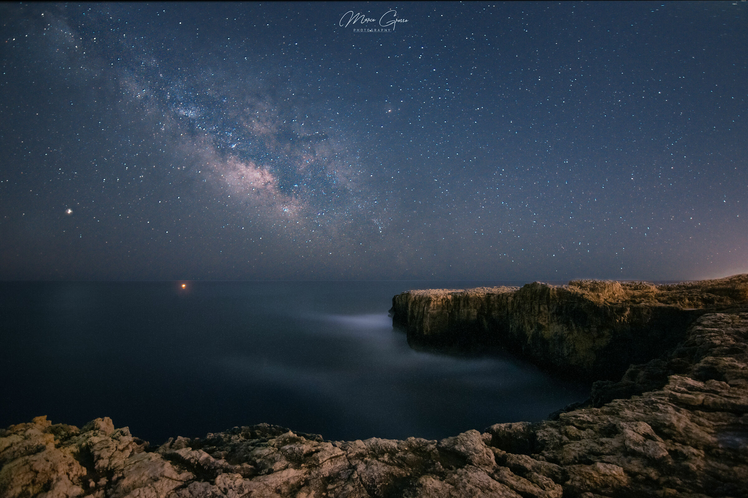 Via lattea sulla costa siracusana