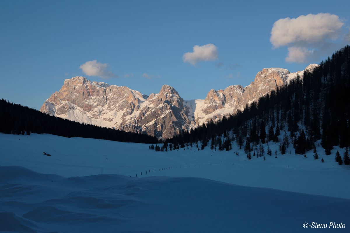 Cimon della Pala from Calaita