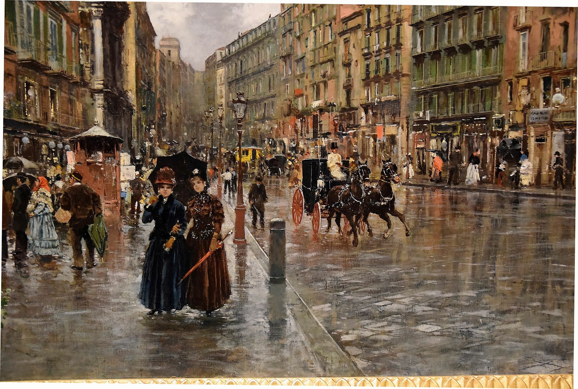 Carlo Brancaccio "Impressione di pioggia"