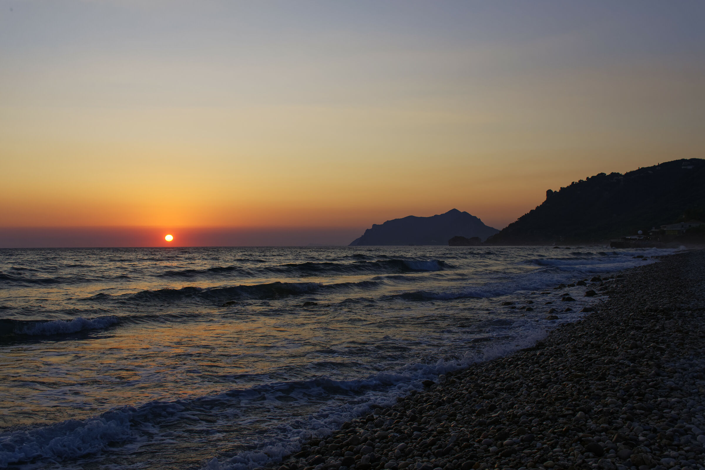 Tramonto a Agios Gordios (Corfù)