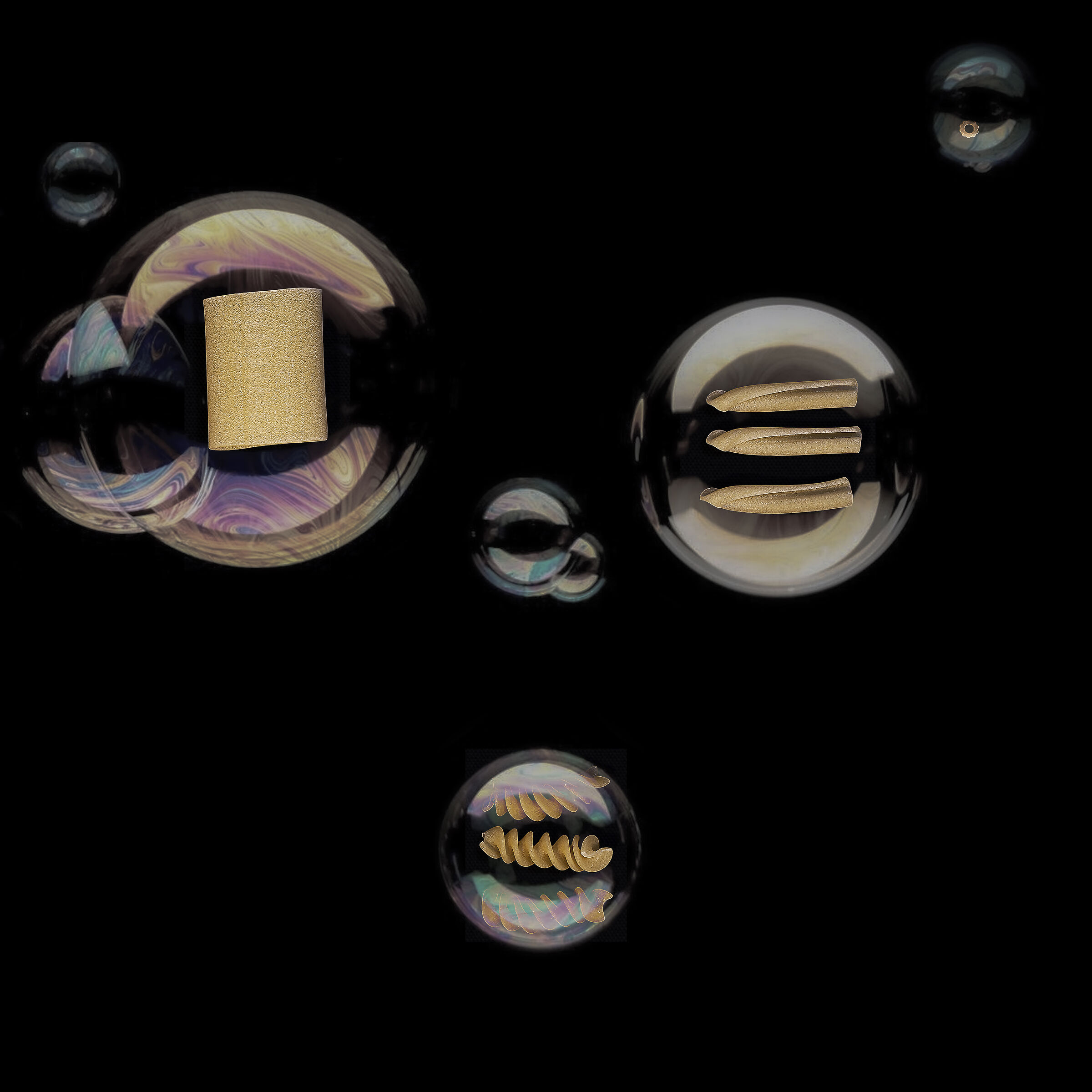 The pasta bubbles