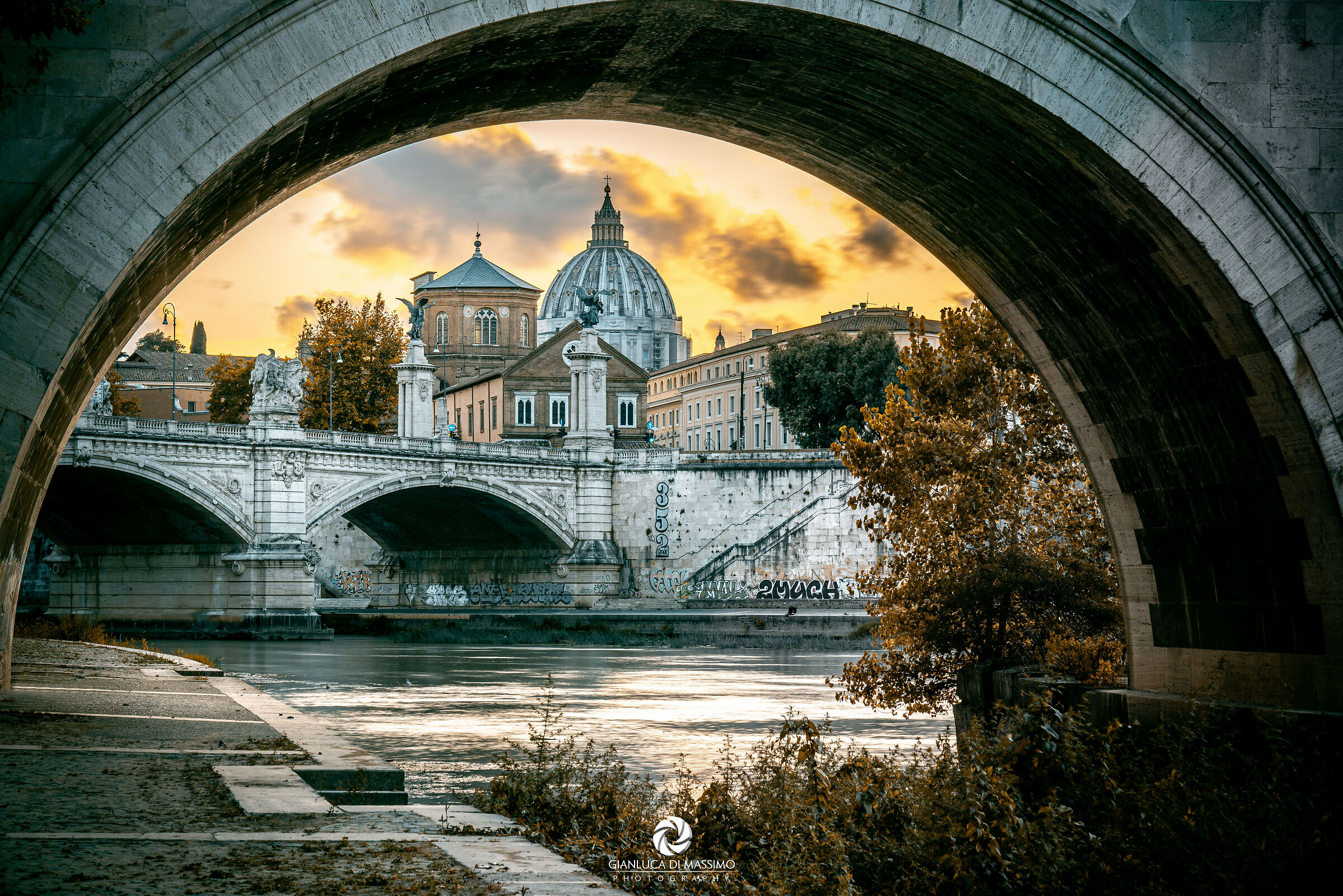 Tramonto Su Cornice Capitolina