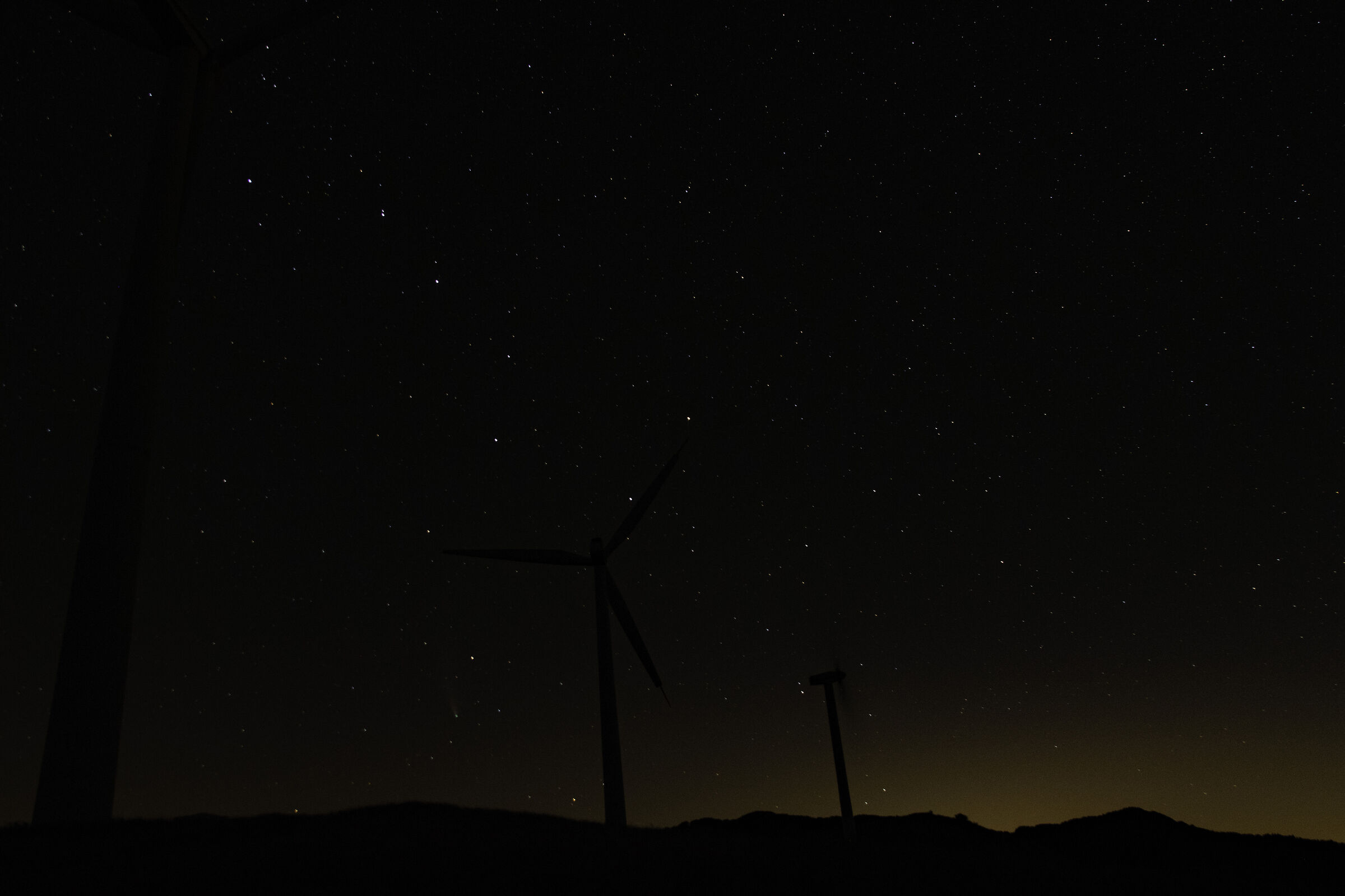 Cometa Neowise dal Passo