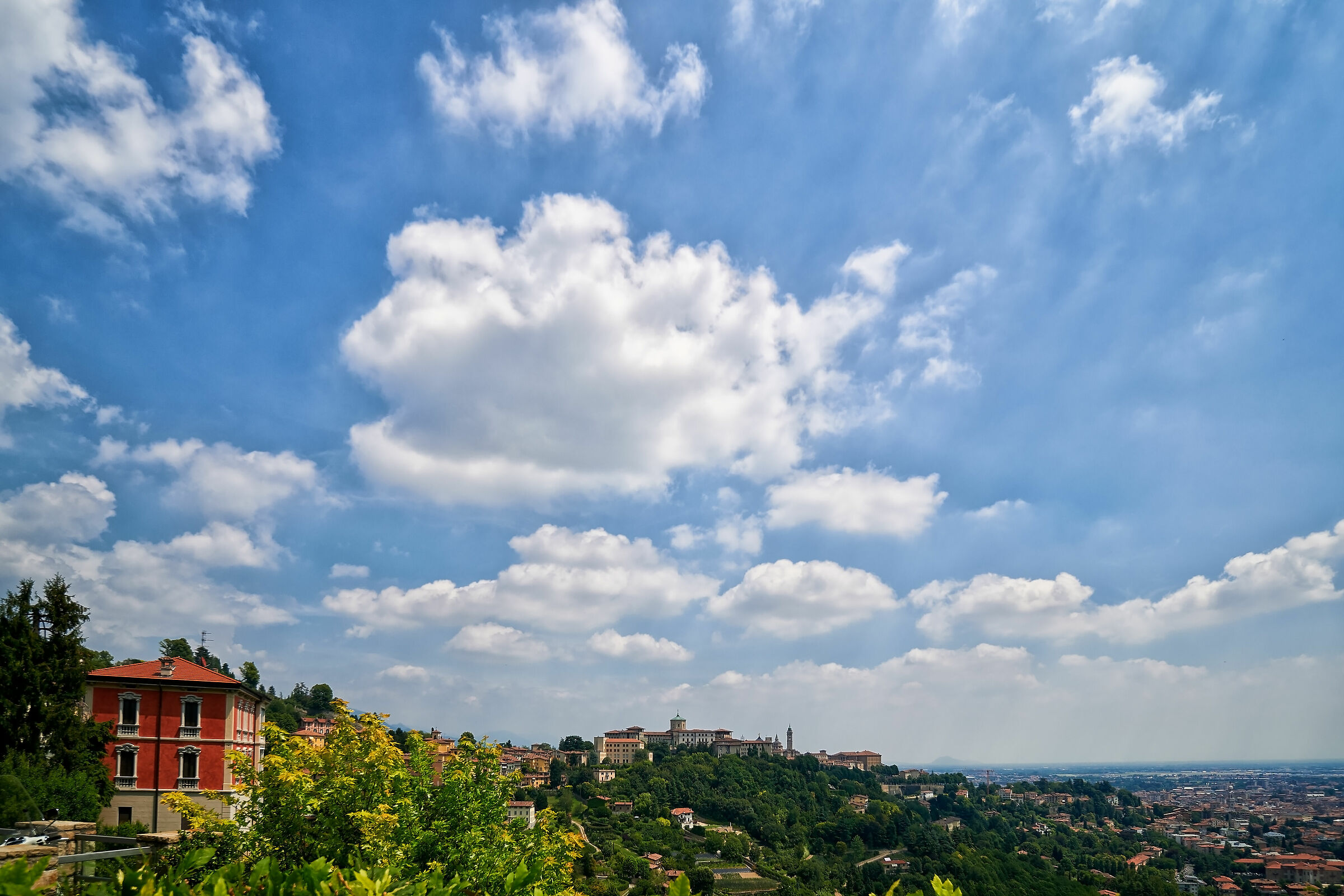 Bergamo and Clouds