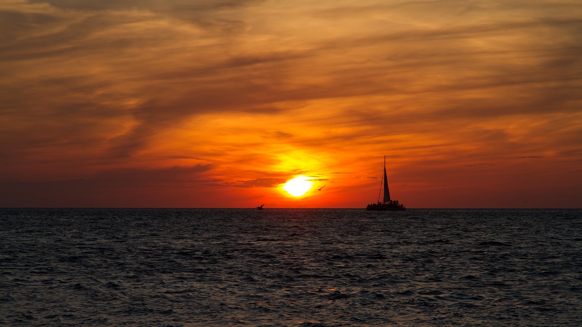 Sunset in Florida Key