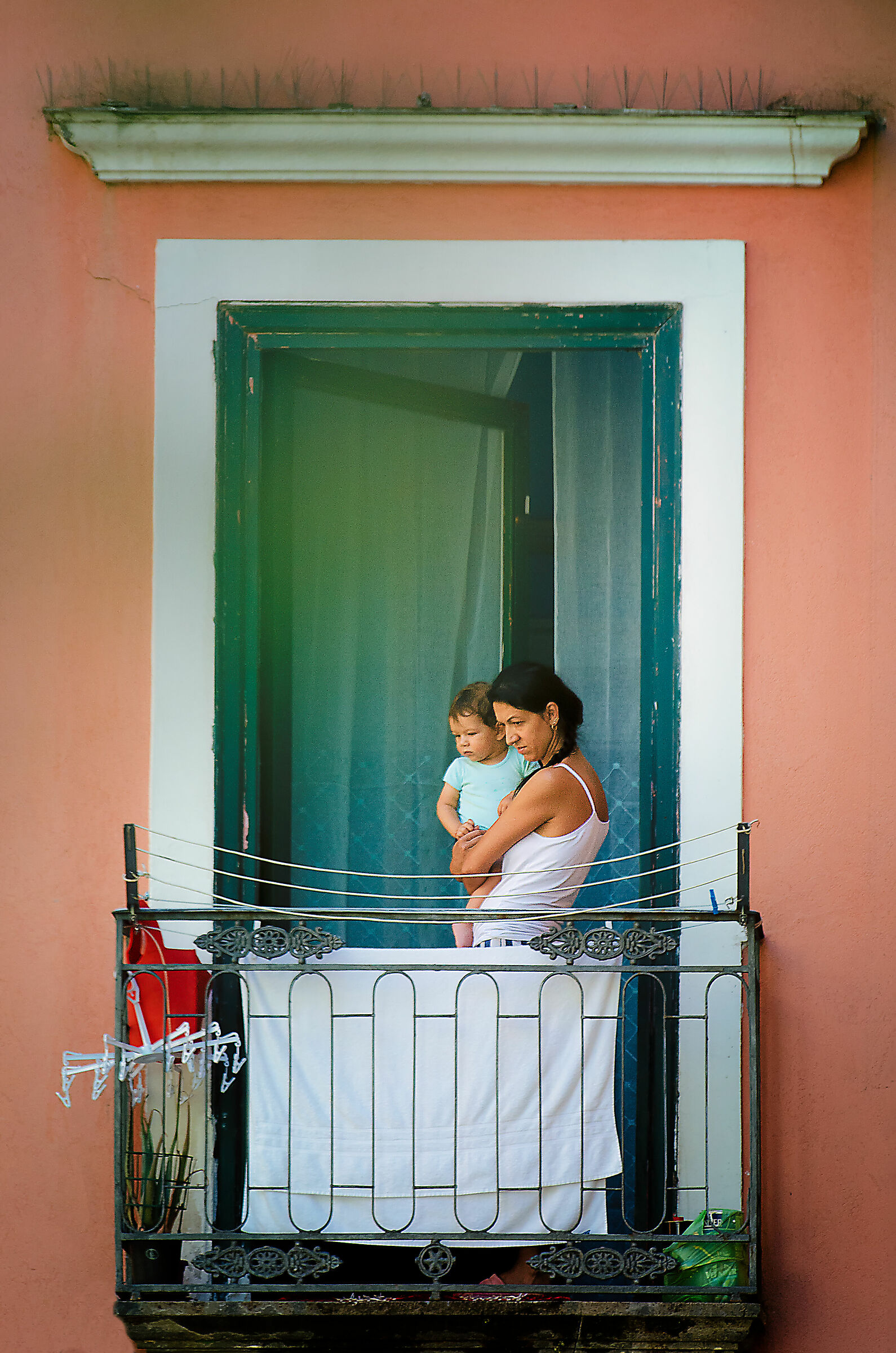 Signora con bambino