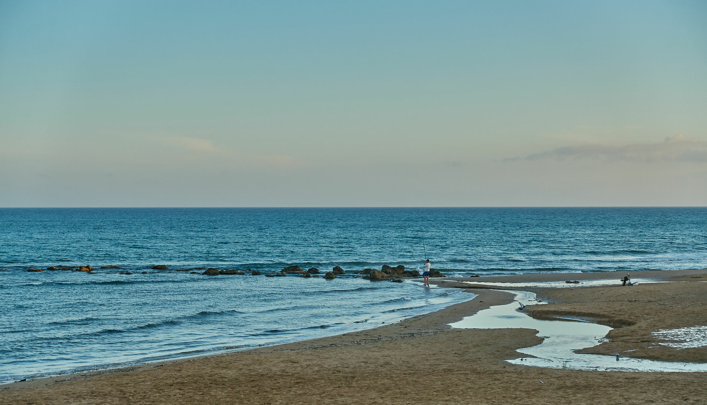 Fishing until sunset