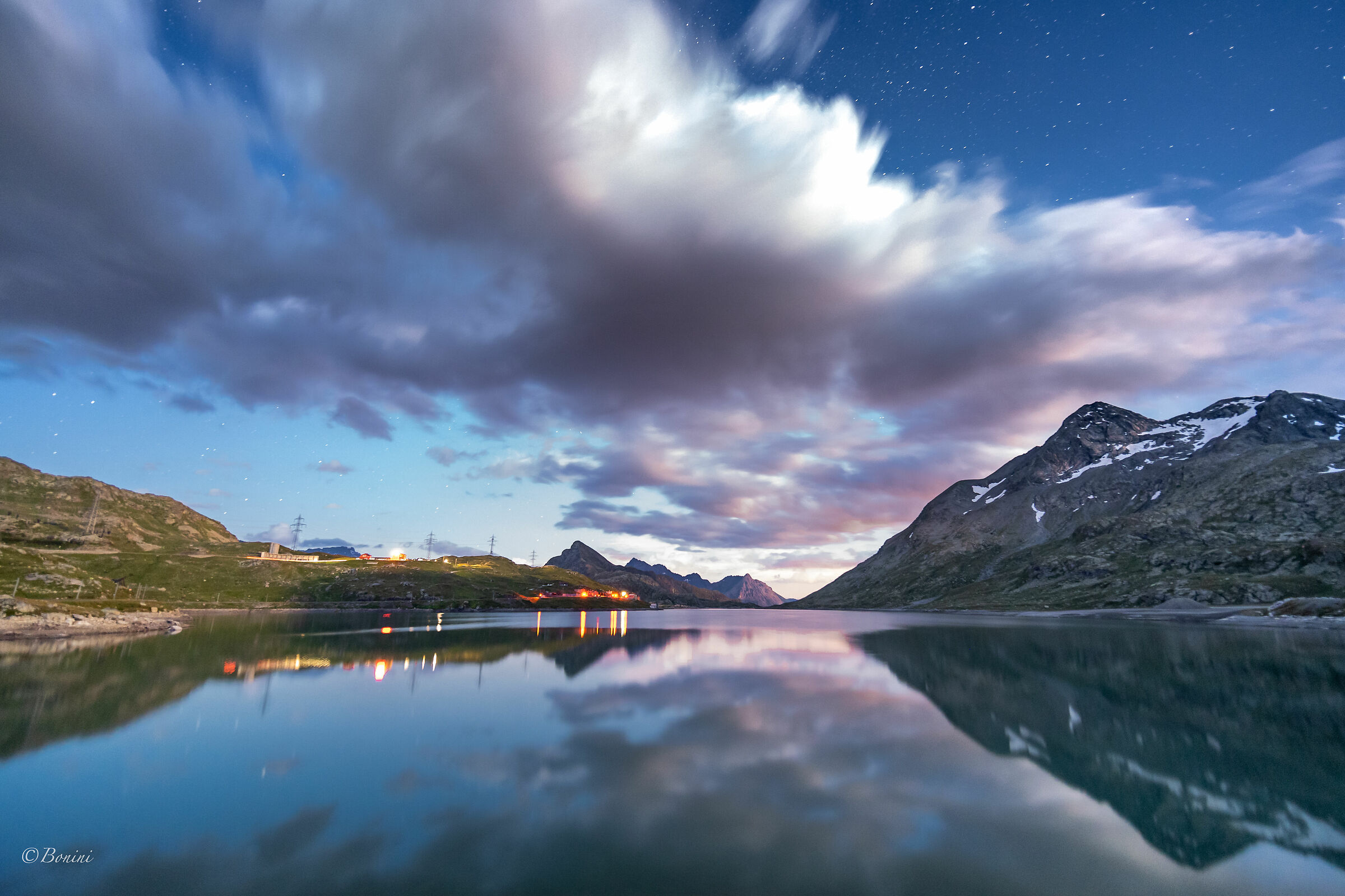 Sunset over Swiss White Lake