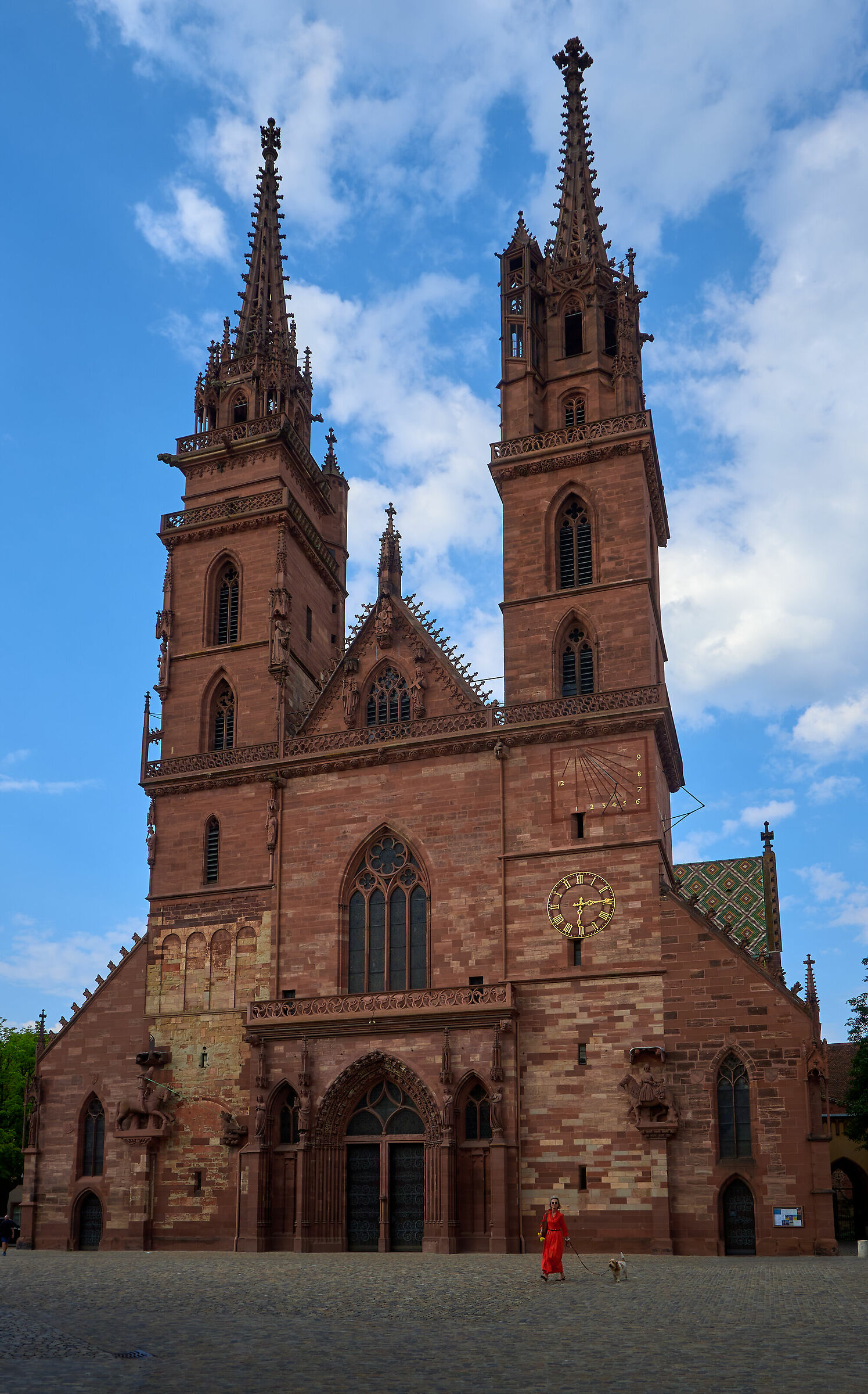 Walking with the dog