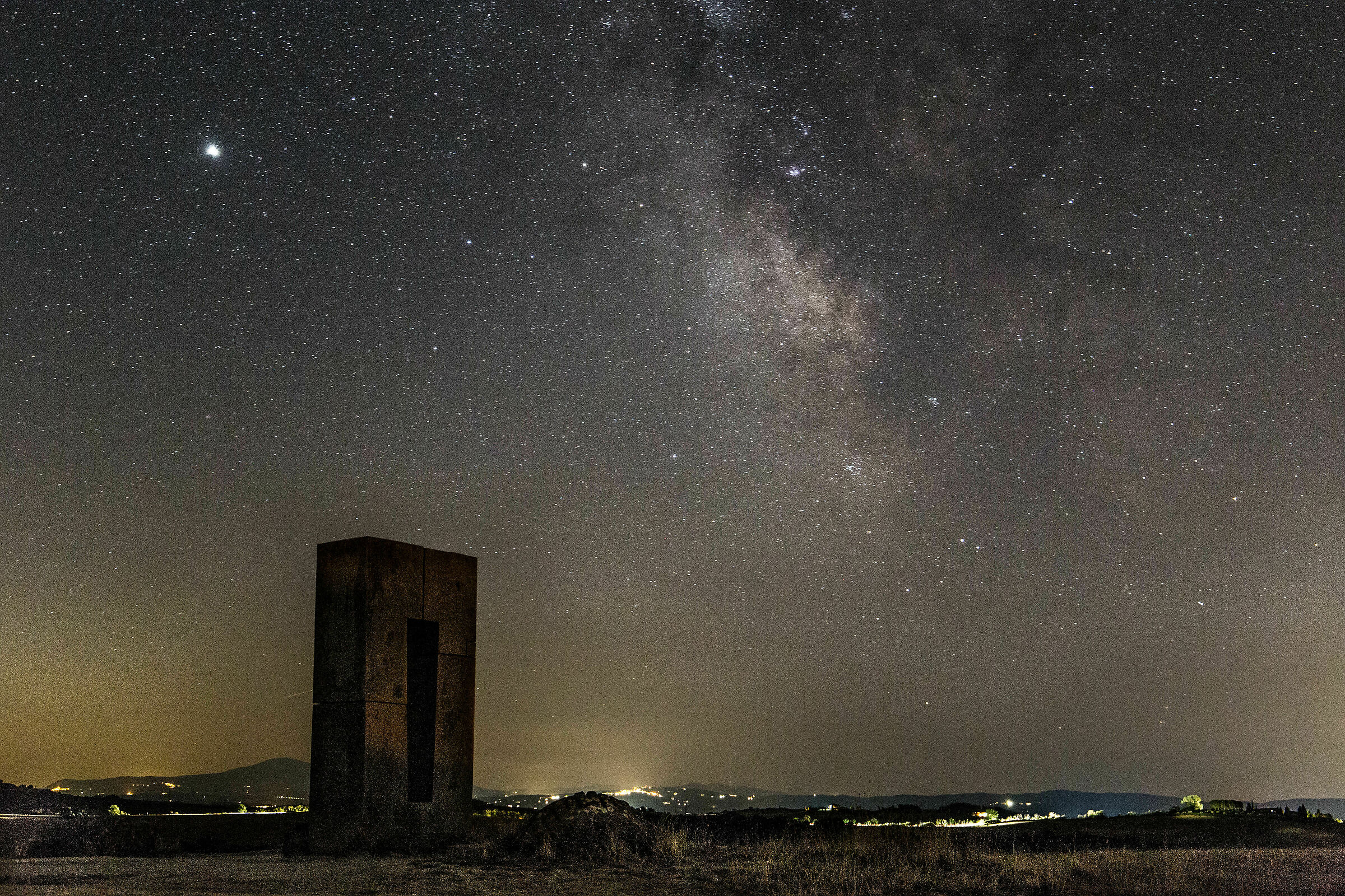 Via Lattea dal “Site Transitoire”, presso Ascian...