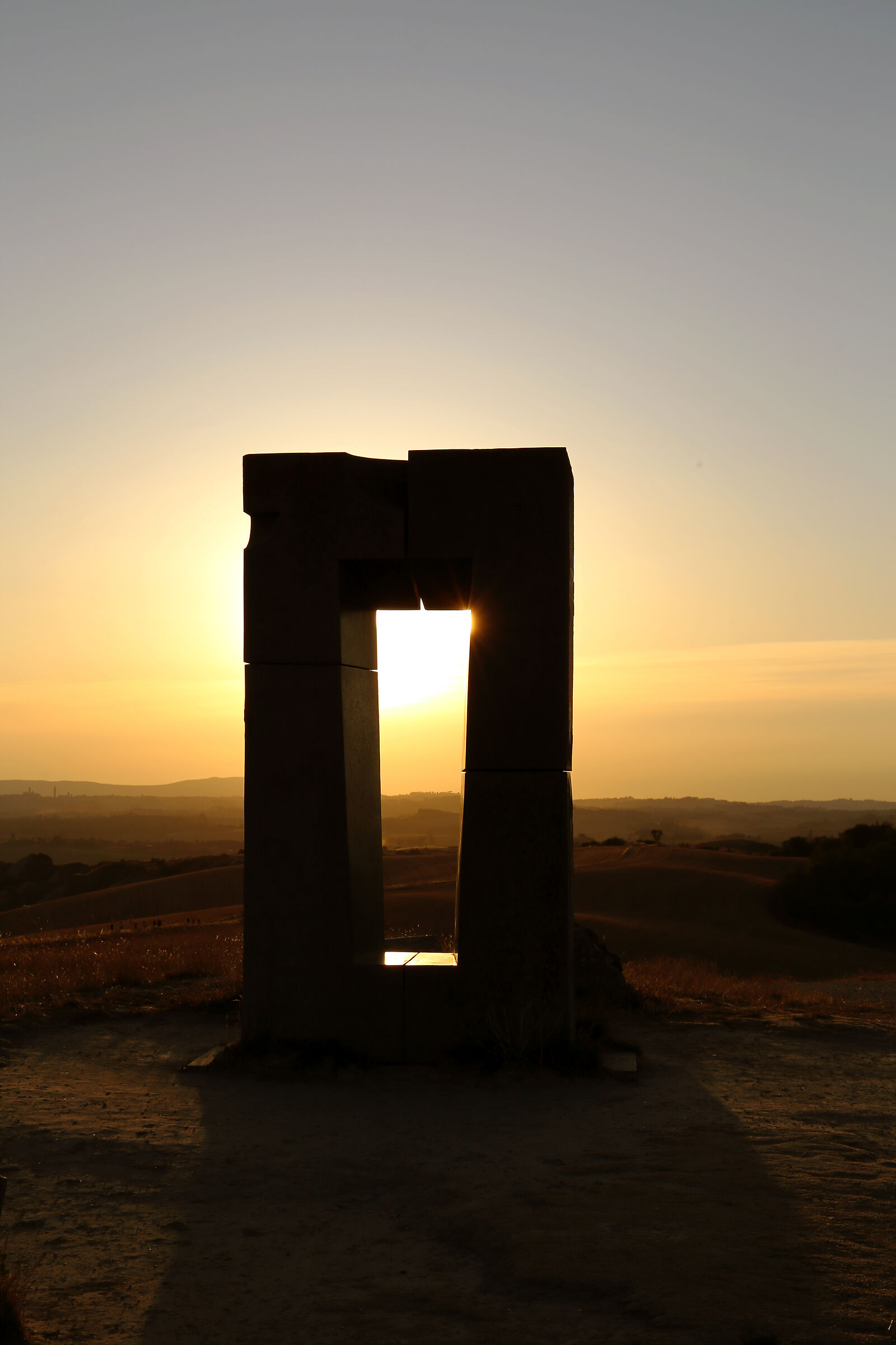 Tramonto al “Site Transitoire”, presso Asciano (...