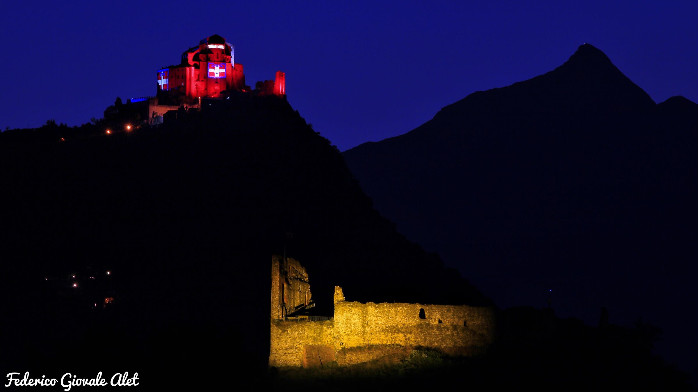 Castle of Avigliana,Holy with drapò and Rockmelon