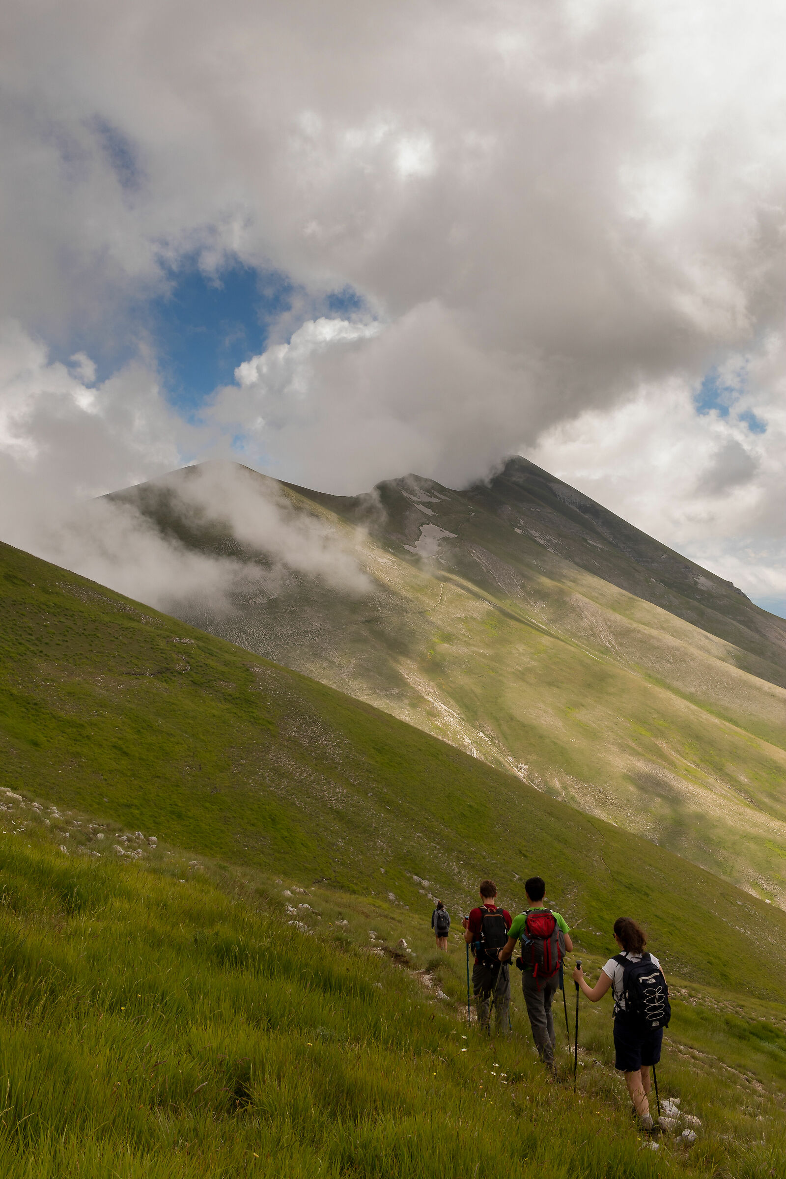 La cresta che porta alla Cima del Redentore