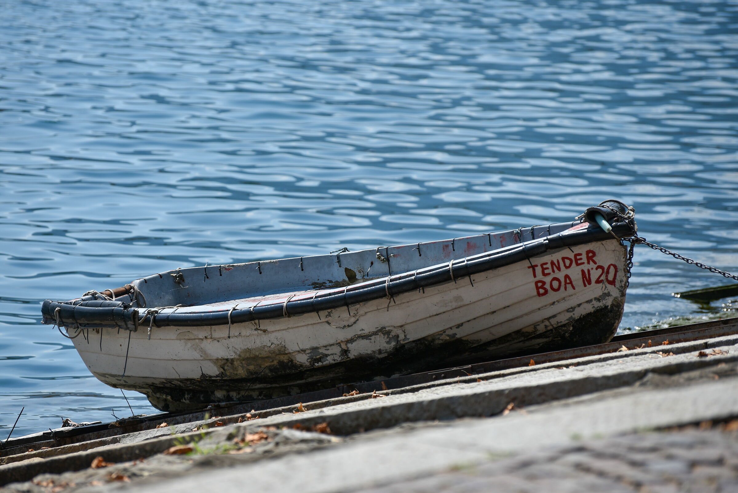 Boat on Lake Como